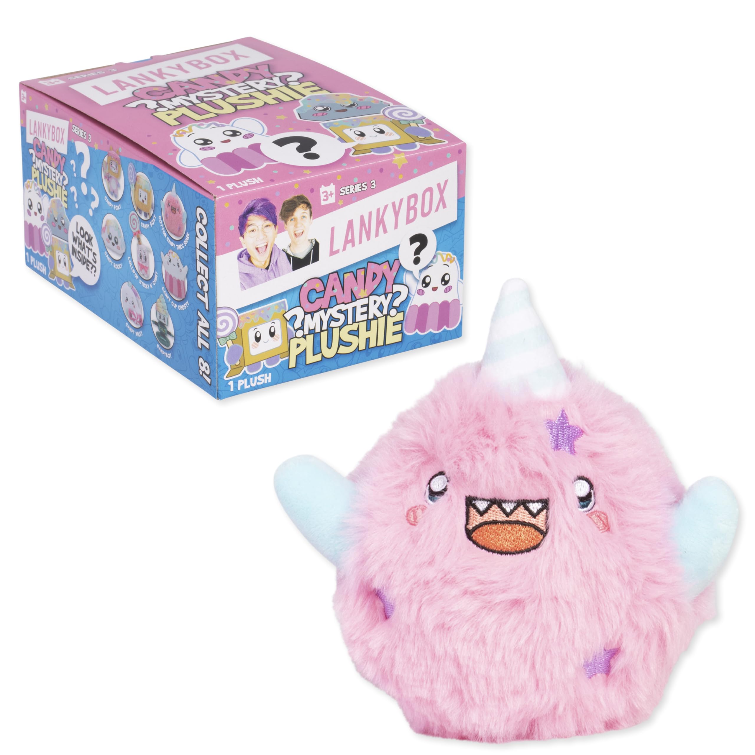 LankyBox Mystery Plush - Candy Collection Mini Plush Blind Box for Kids 3+ 3