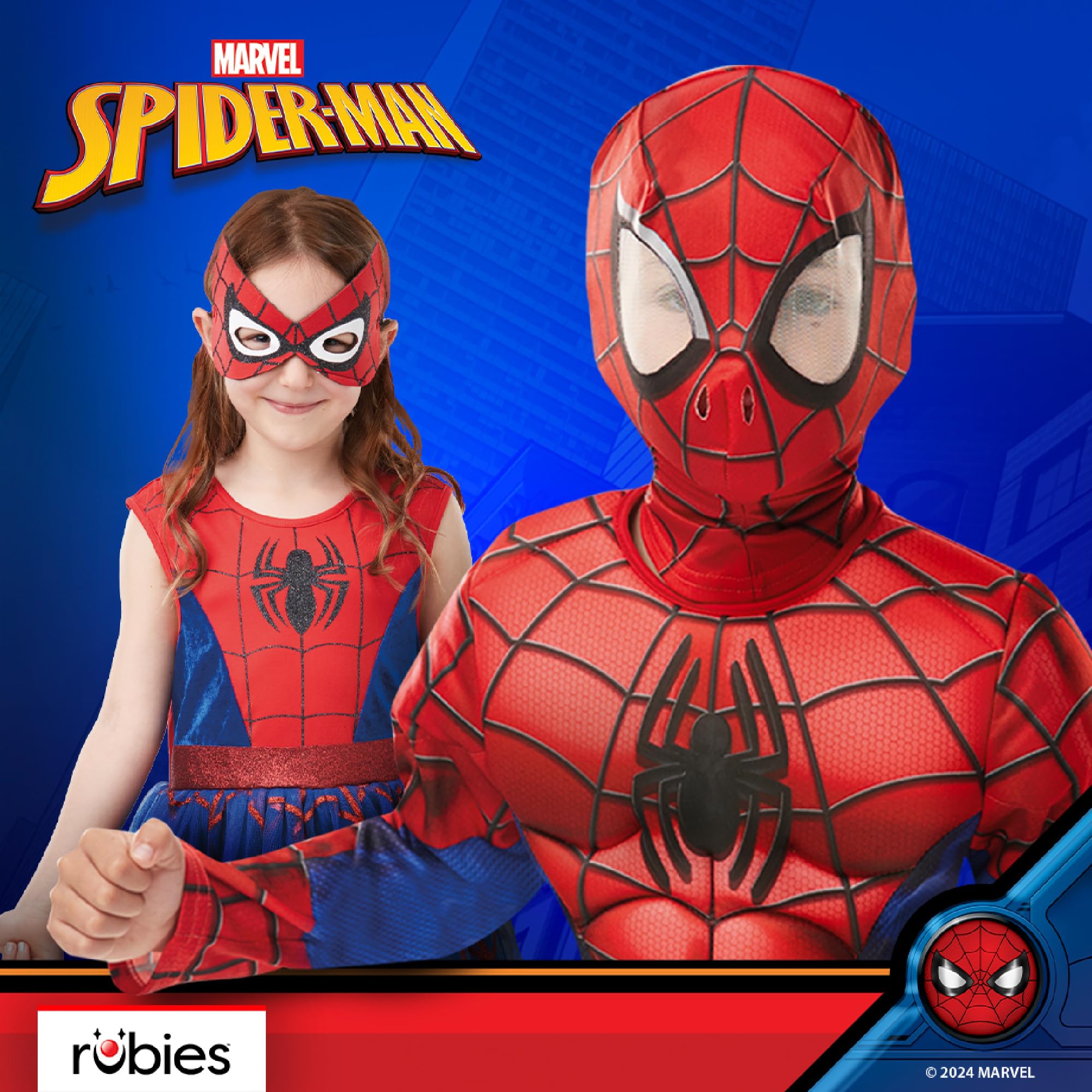 Rubies Official Marvel Spider-Man Classic Child Costume | Size 5-6 Years | Unisex 5