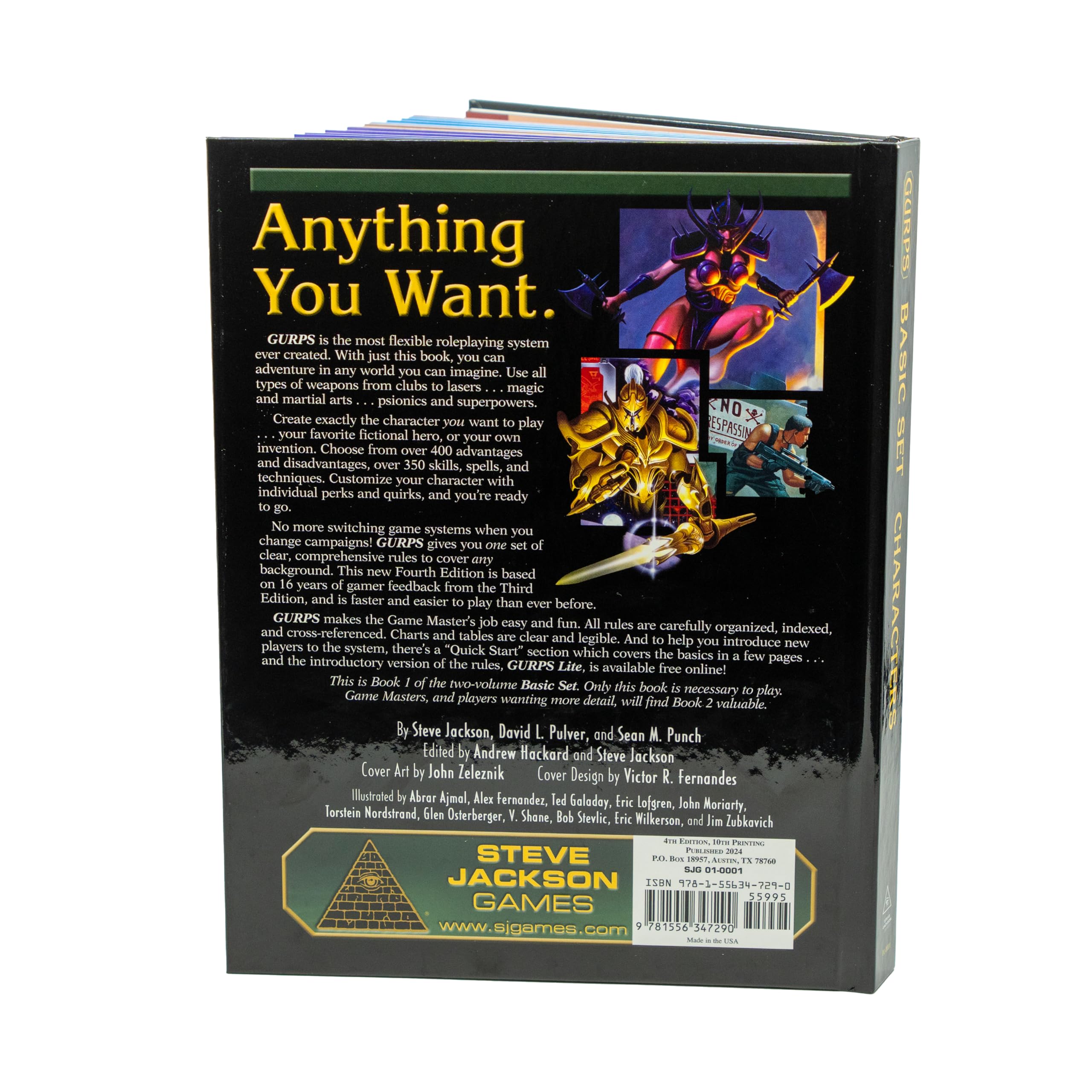 Steve Jackson Games GURPS Basic Set: Characters | Roleplaying System | 4th Edition 8