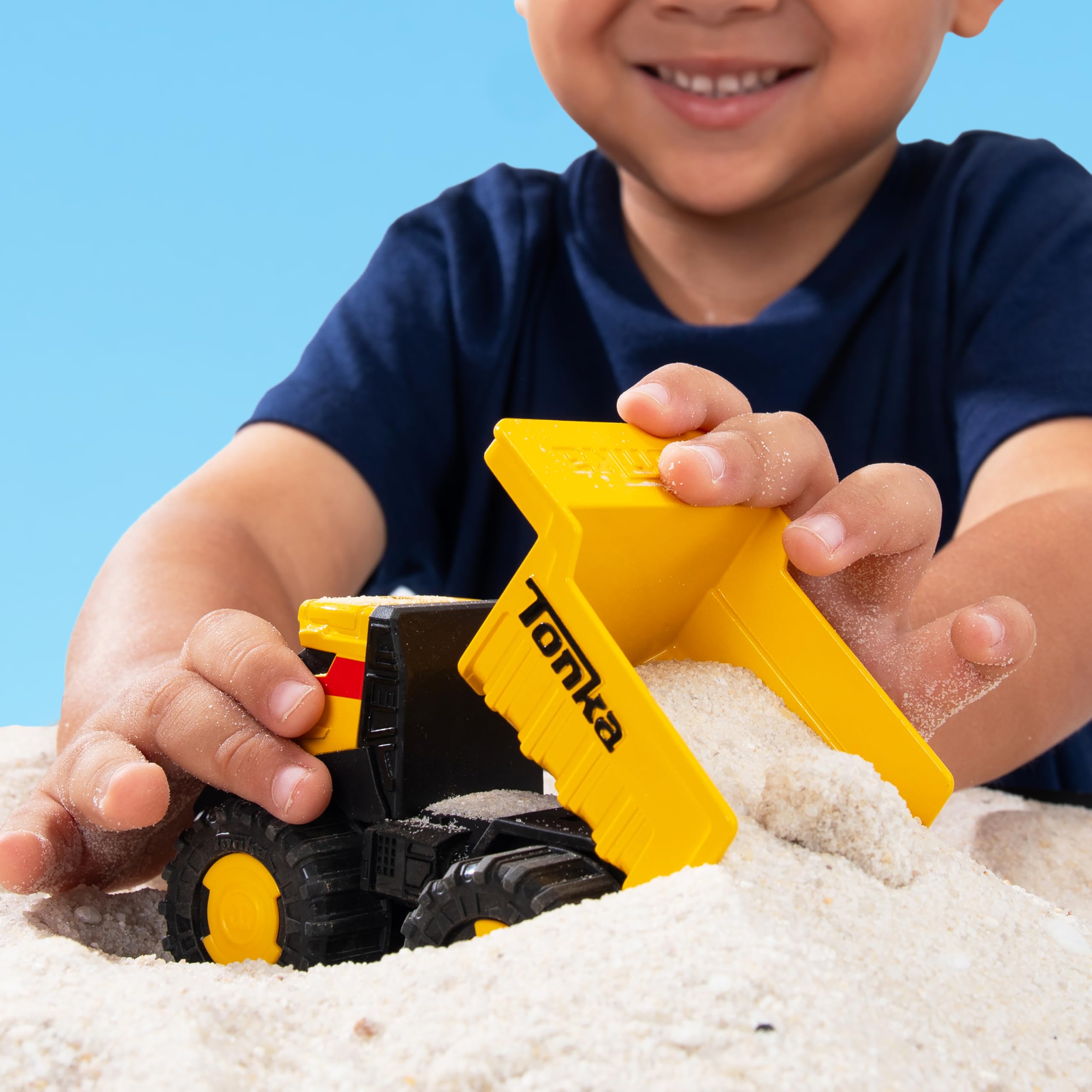 Basic Fun Tonka Steel Classics Titans Dump Truck - Stamped Steel Construction | Yellow | Large 6