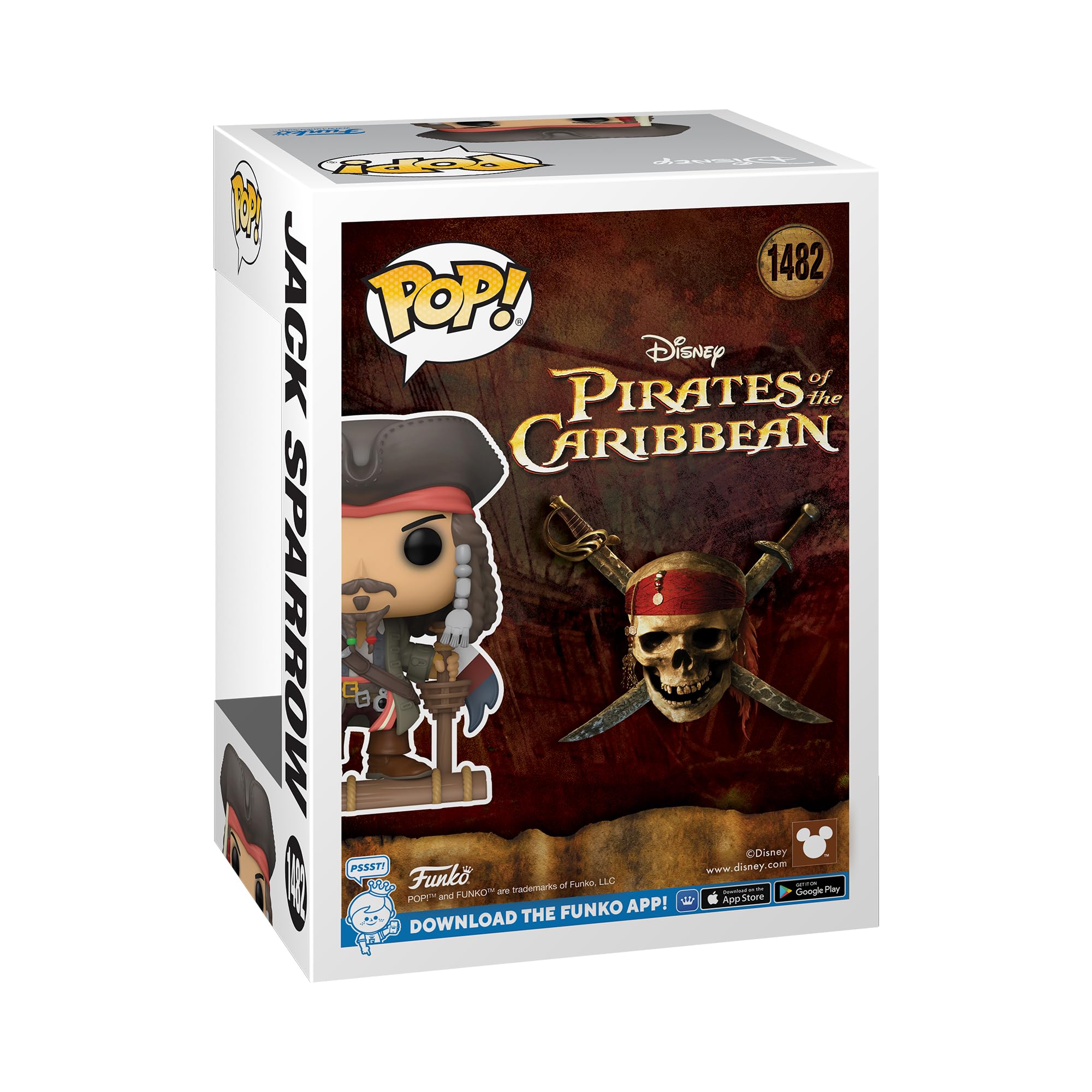 Funko Pop! Captain Jack Sparrow - Pirates of the Caribbean | Vinyl Figure | 3.75 in 3