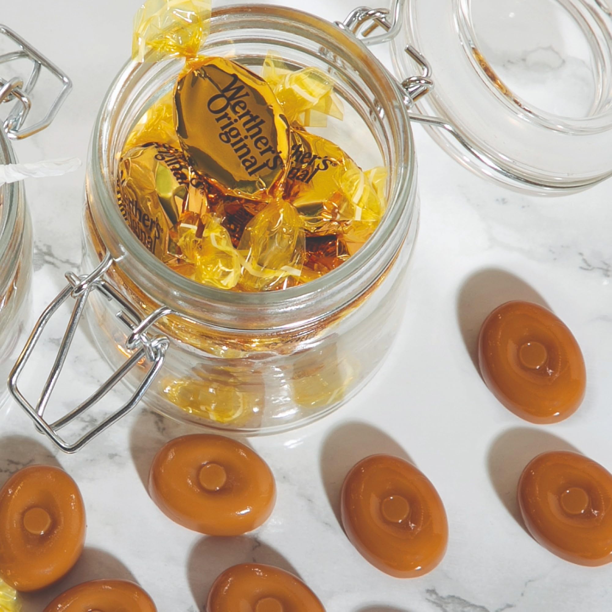 Werther's Original Cream Candies - Classic Buttery Caramel Treats, Gluten-Free & Vegetarian, 1 kg Sharing Bag 5