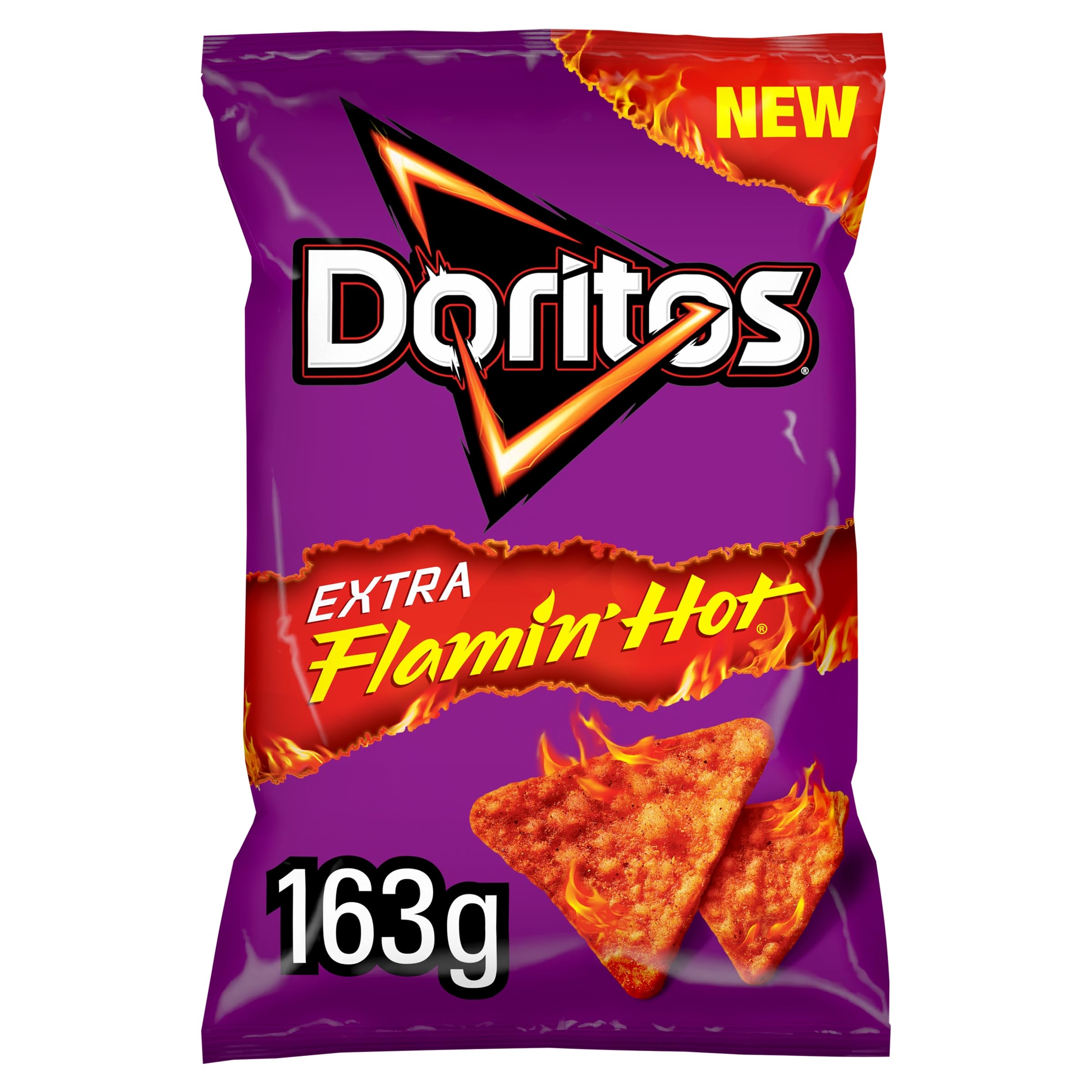 Doritos enhanced Flamin' Hot Sharing Bag Tortilla Chips 9x163g