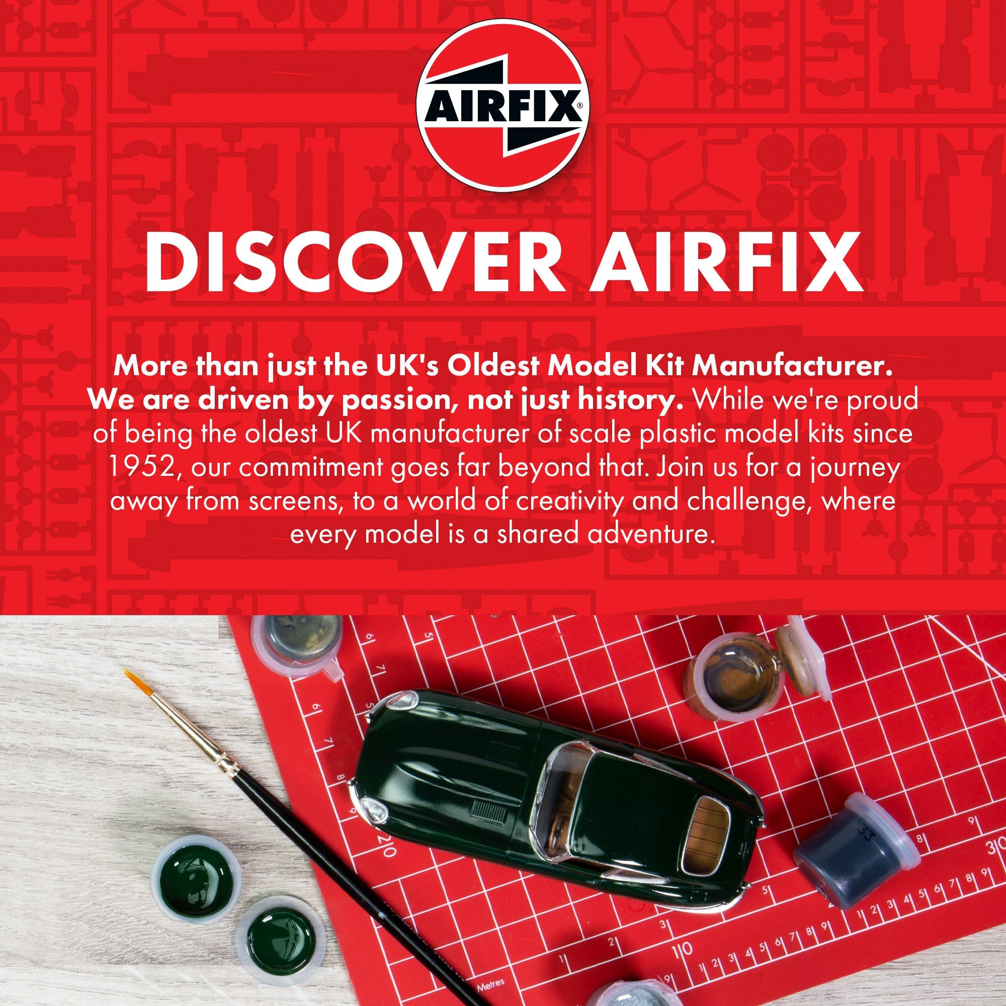 Airfix Hawker Typhoon Mk.IB Model Building Kit | 1:72 Scale | 74 Parts | Skill Level 1 4