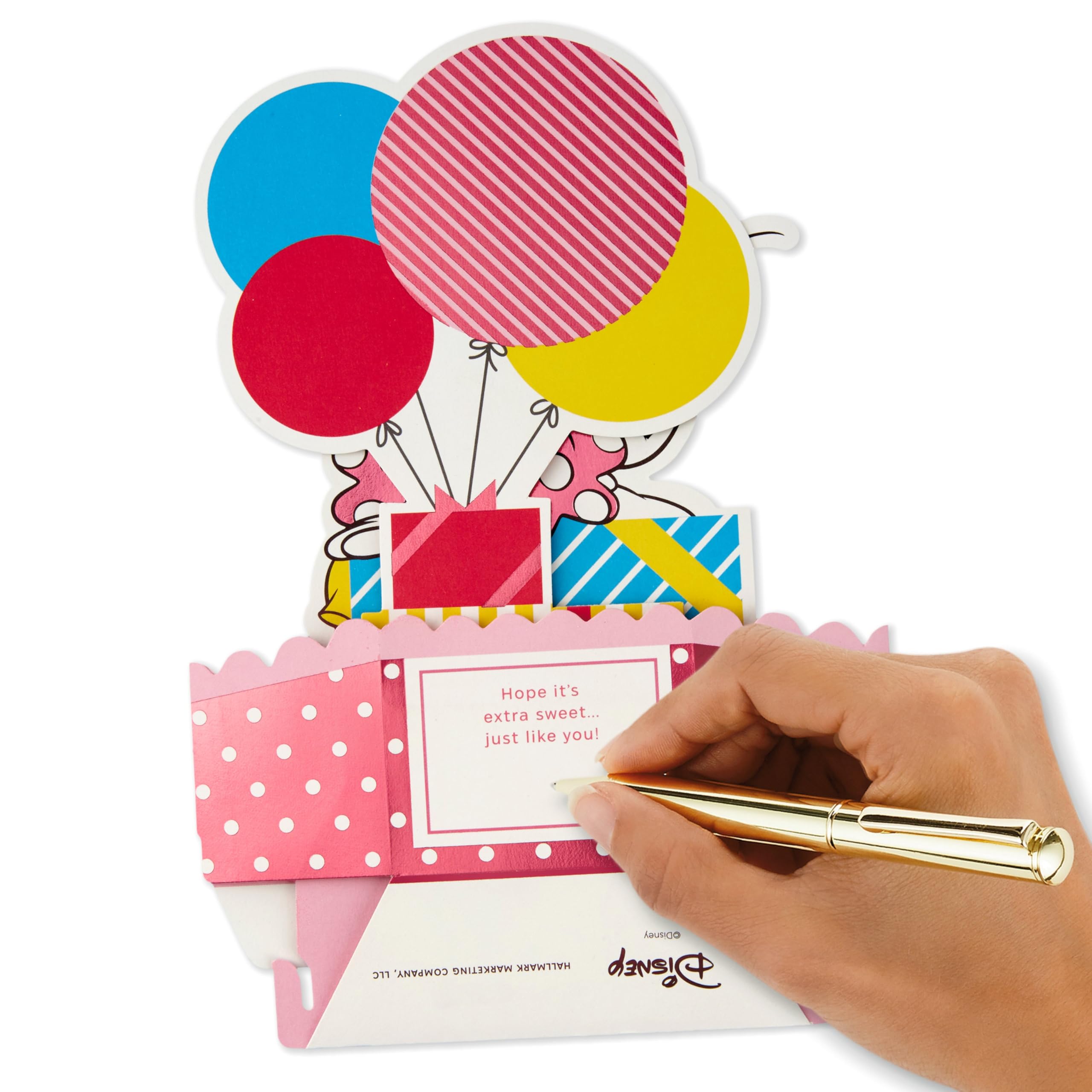 Hallmark Disney Minnie Mouse 3D Pop-Up Birthday Card with Red Foil Details | 17.3cm x 11.9cm 6
