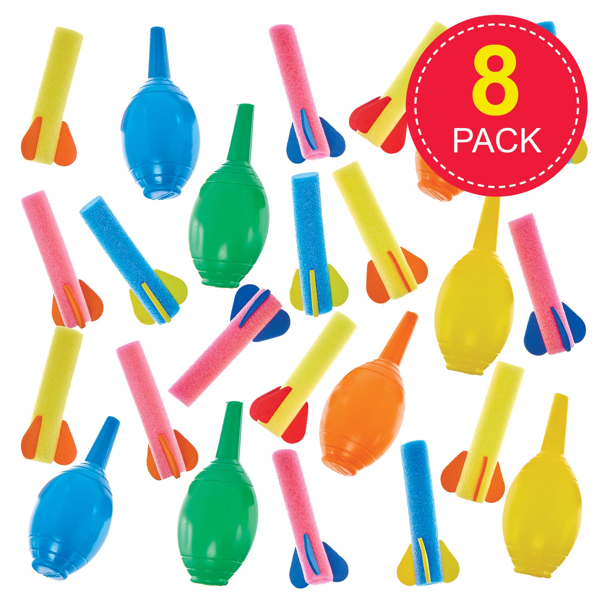 Baker Ross FN143 Foam Rocket Launchers - Pack of 8, Foam Material, Age 3+ 2