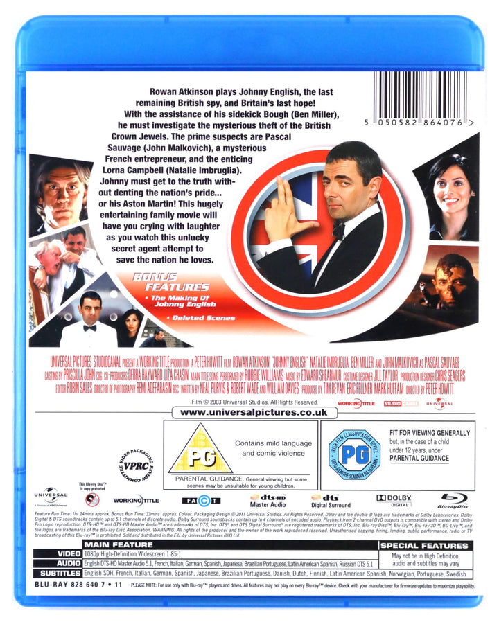 Johnny English / Johnny English Reborn Double Pack [Blu-ray]