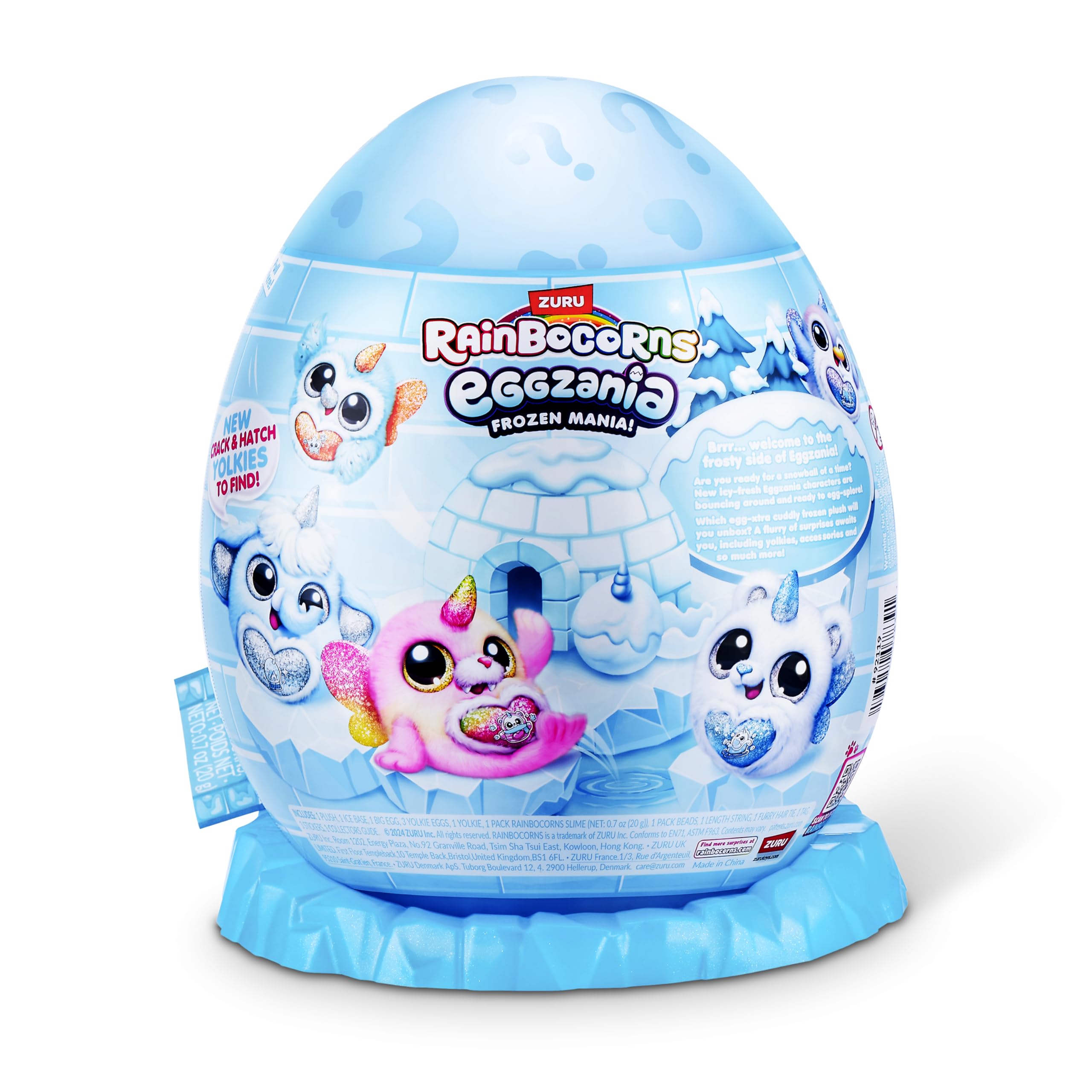 Rainbocorns Eggzania Easter Egg Surprise Frozencorn Mania Owl (ICEY-HOO) Soft Doll | Polyester | 400g 7