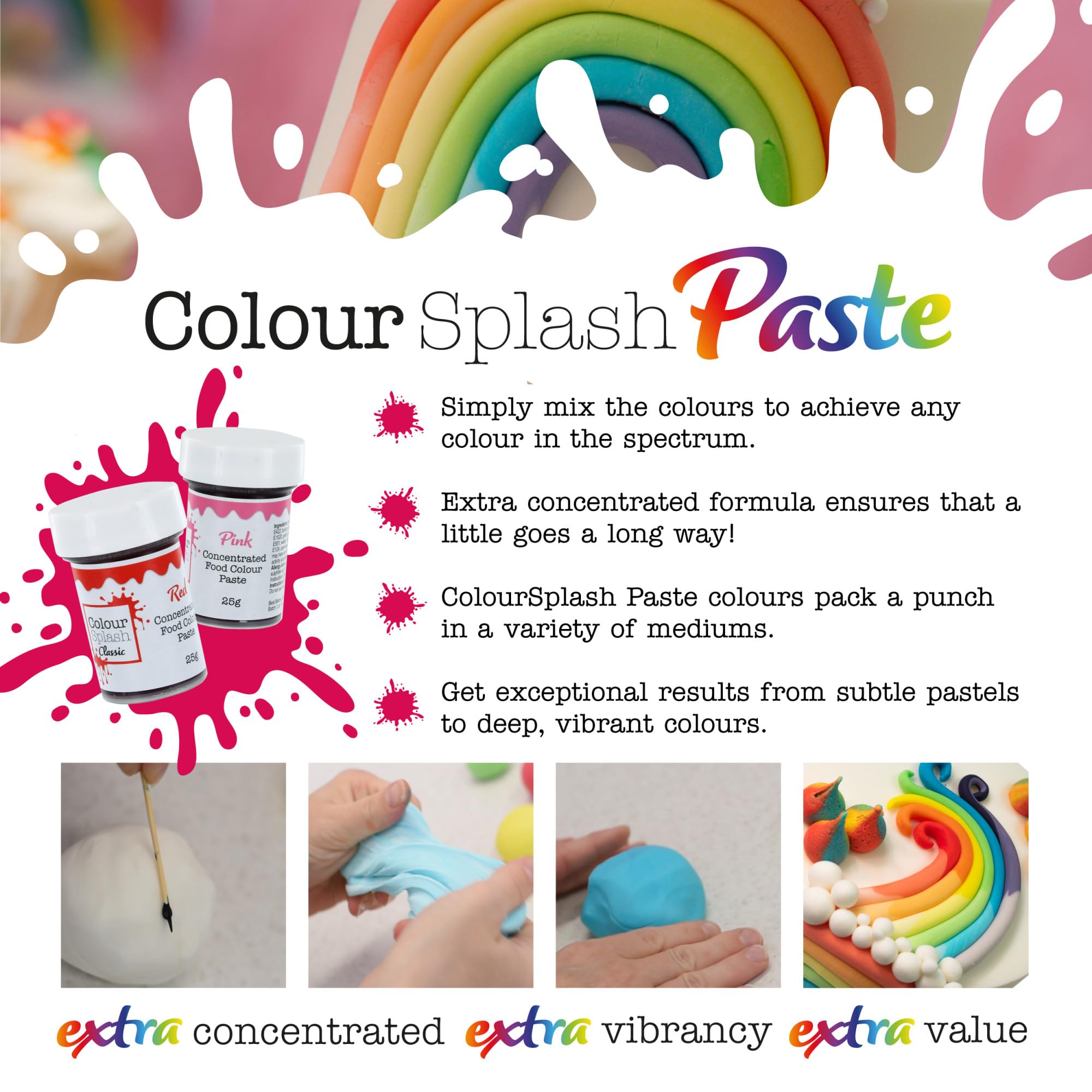 Colour Splash Concentrated Food Colouring Paste - Golden | 25g Paste Form 4
