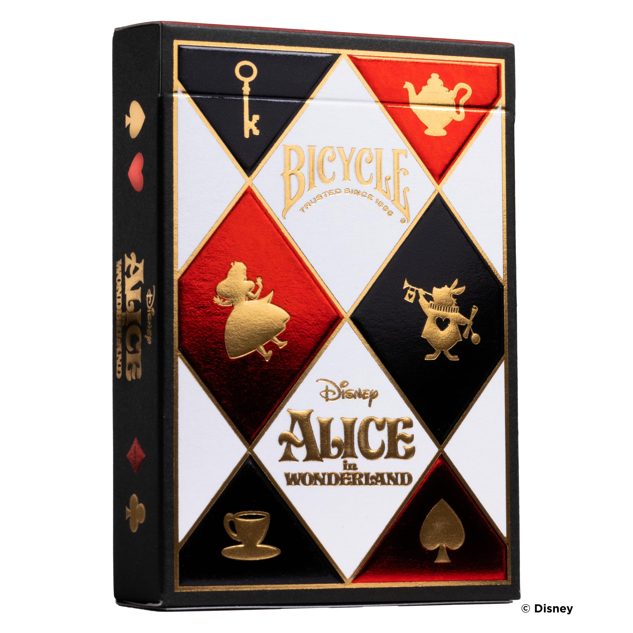 Bicycle Disney Alice in Wonderland Playing Cards - Custom Court Cards | Air Cushion Finish | Made in USA
