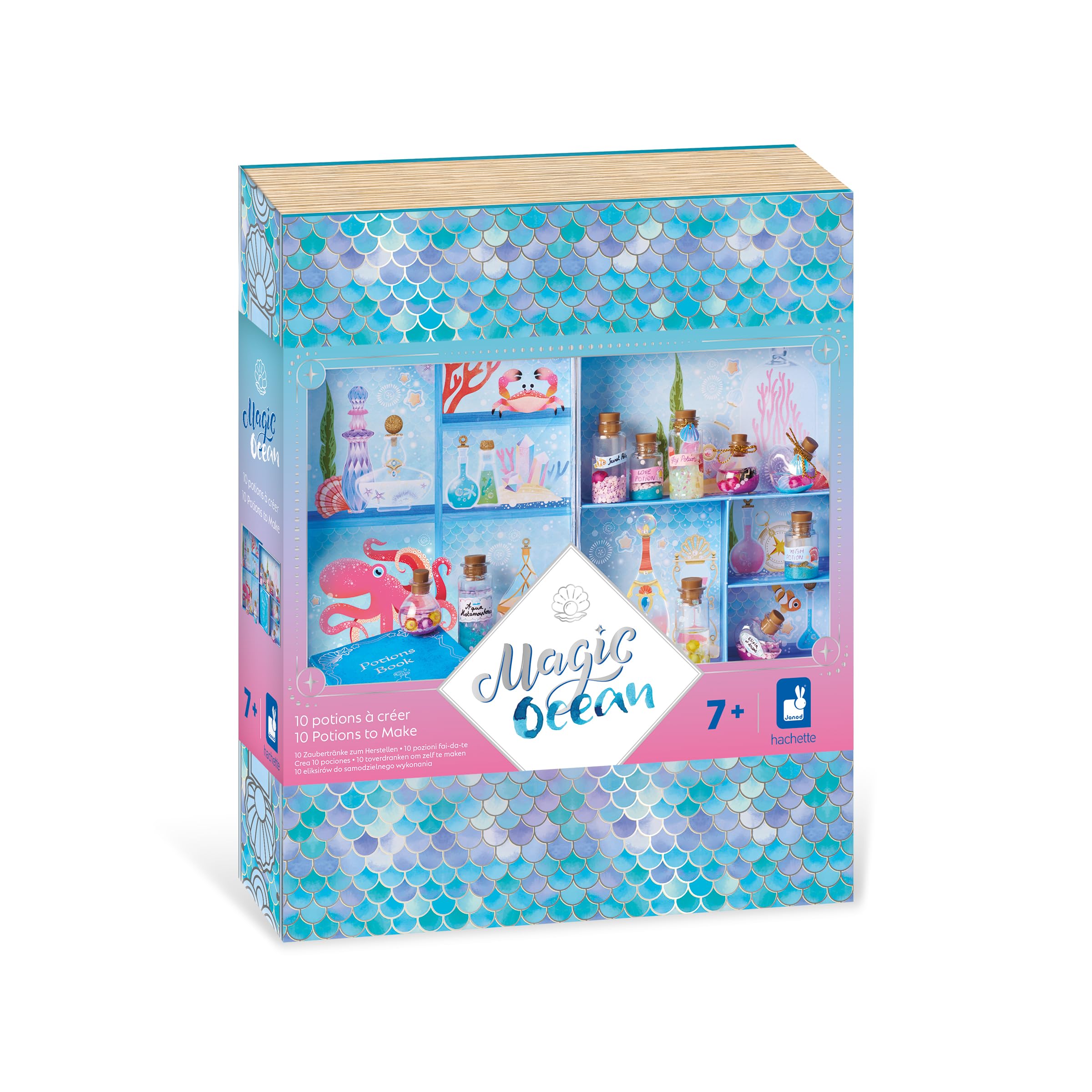 Janod Magic Ocean - My Magic Potions Craft Kit for Kids - Ages 7-12 1