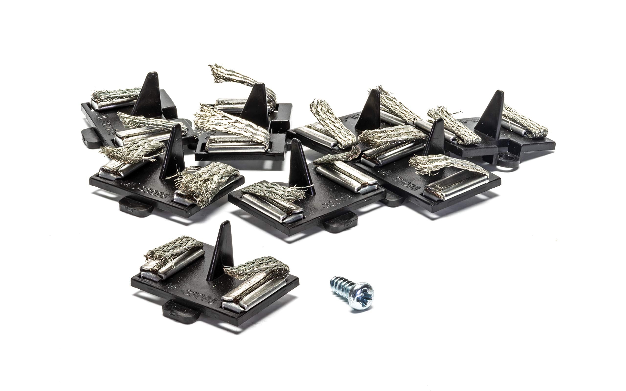 Scalextric Micro Spare Guide Blacks - Pack of 8 Guide Blades with Screws | Compatible with 9v Track System 2019+