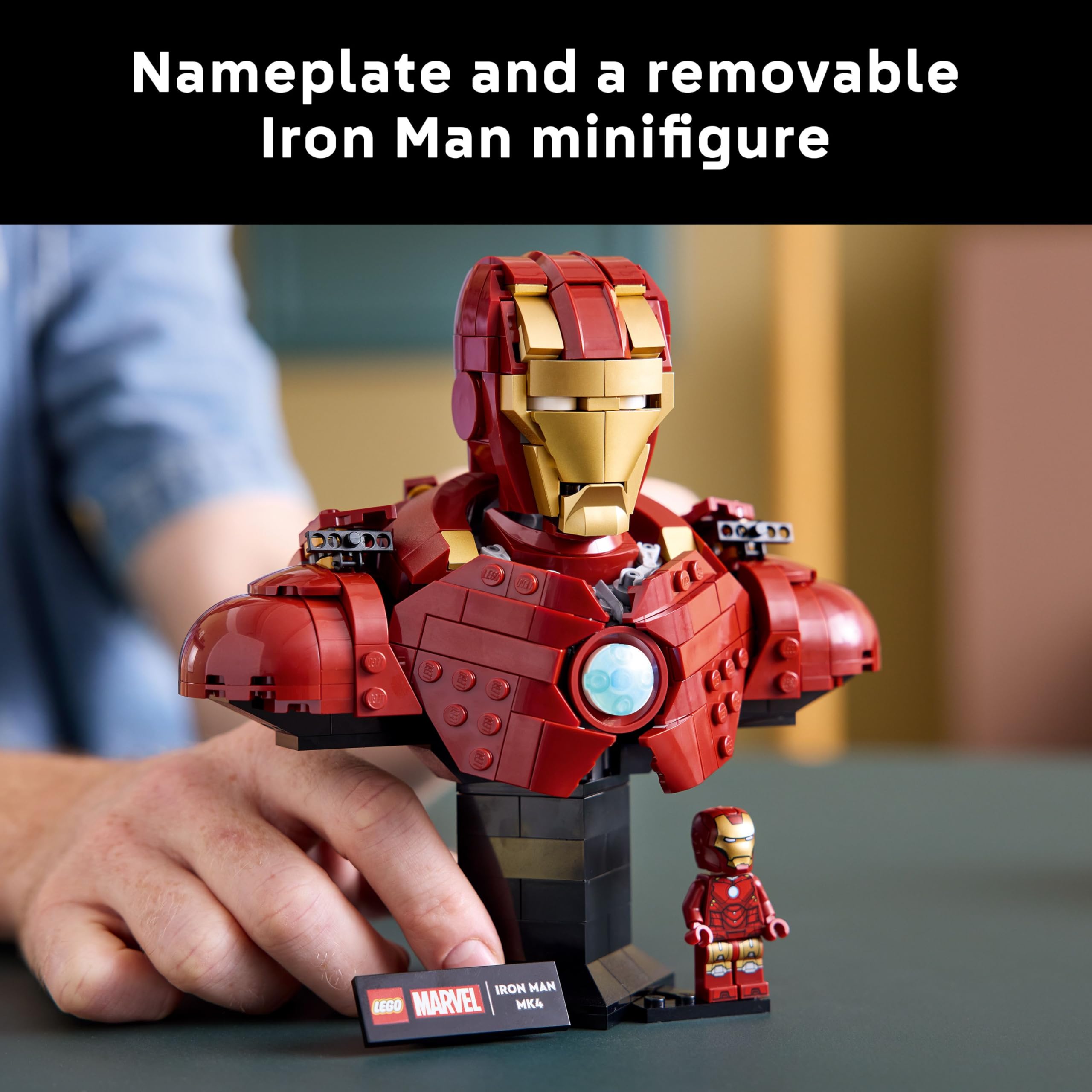 LEGO Marvel Iron Man MK4 Bust 76327 Building Set for Adults | 436 Pieces | Ages 18+ 6