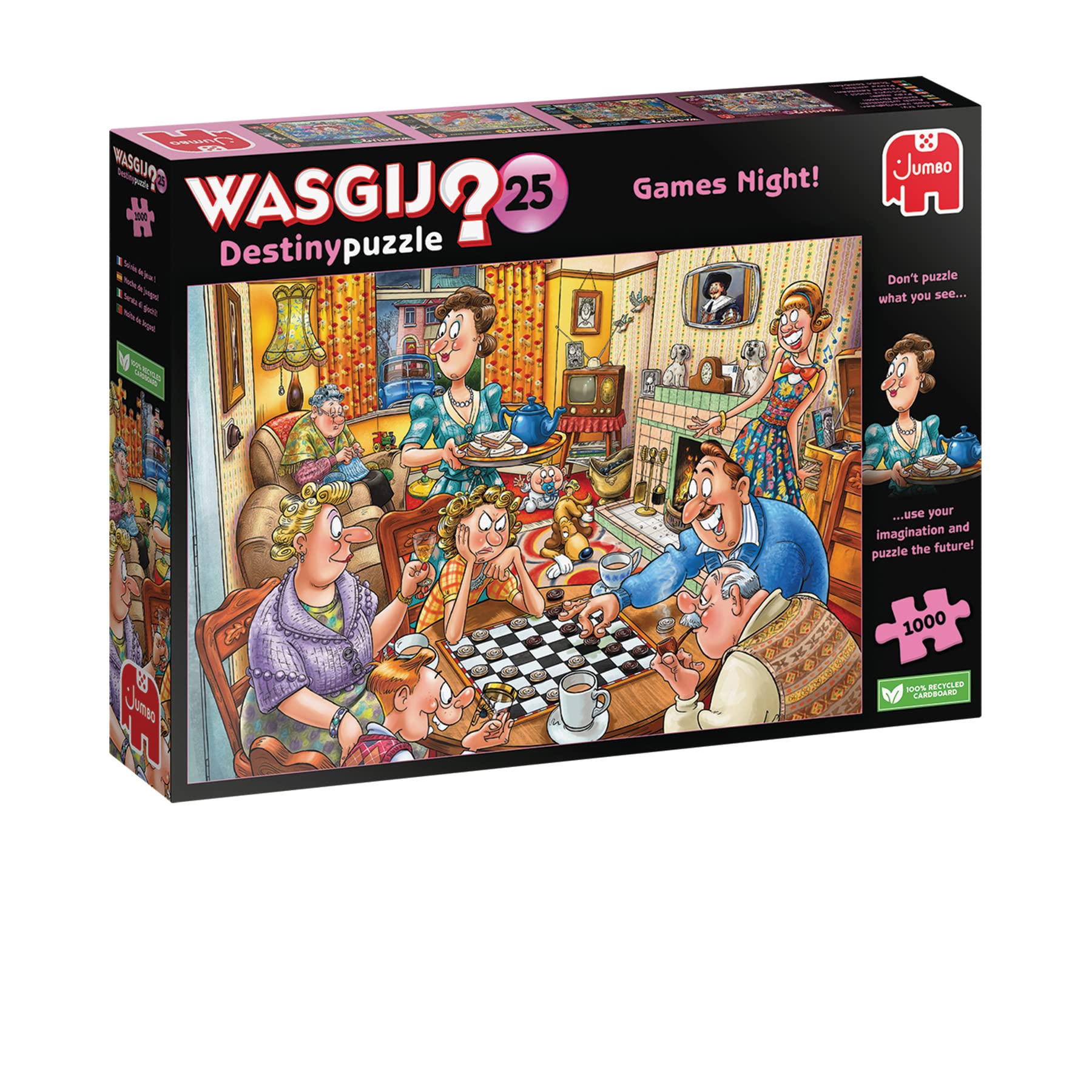 Wasgij Destiny 25: Games Night - 1000-Piece Puzzle for Adults 5