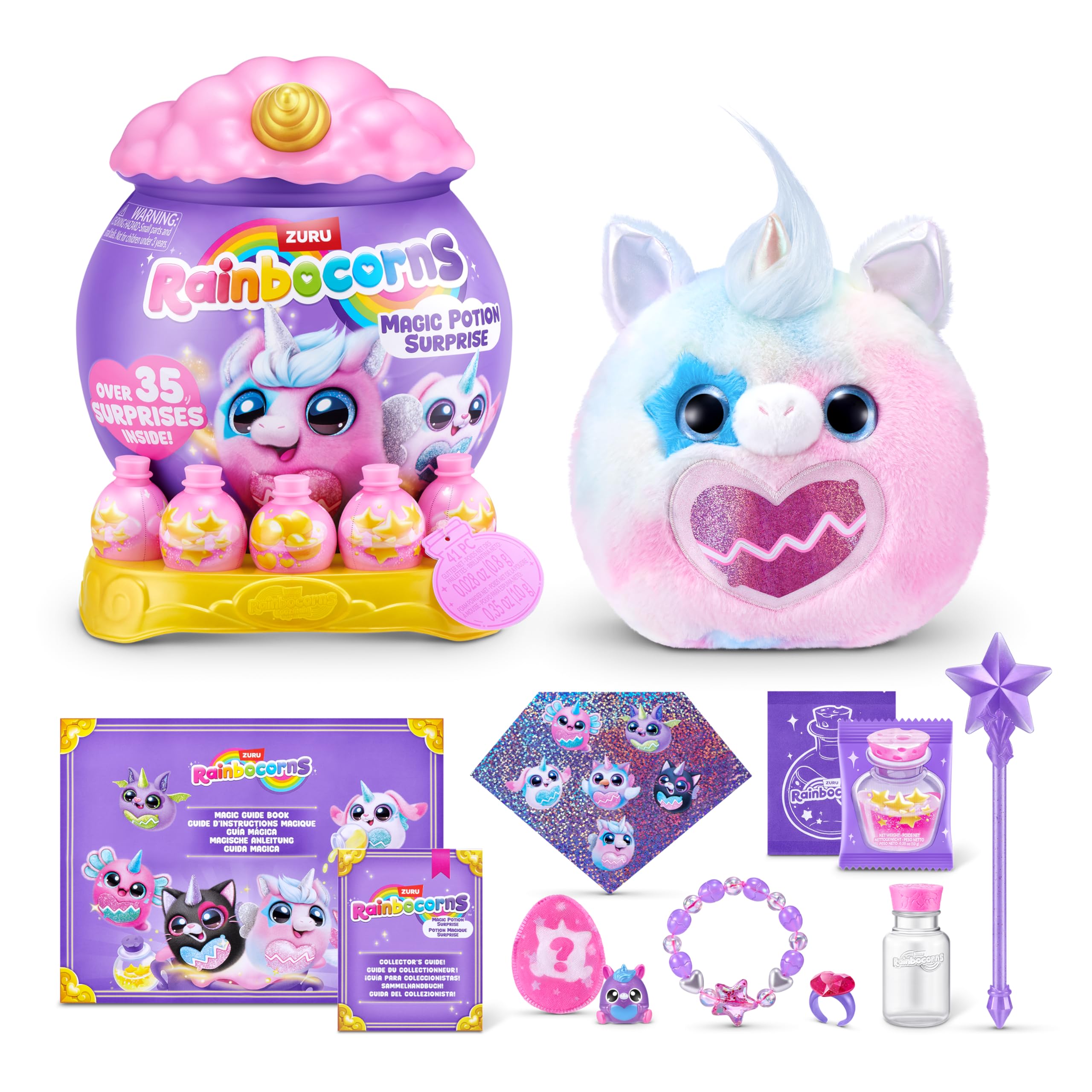 Rainbocorns Magic Potion Surprise Series 1 Unicorn Soft Doll - Ages 3+