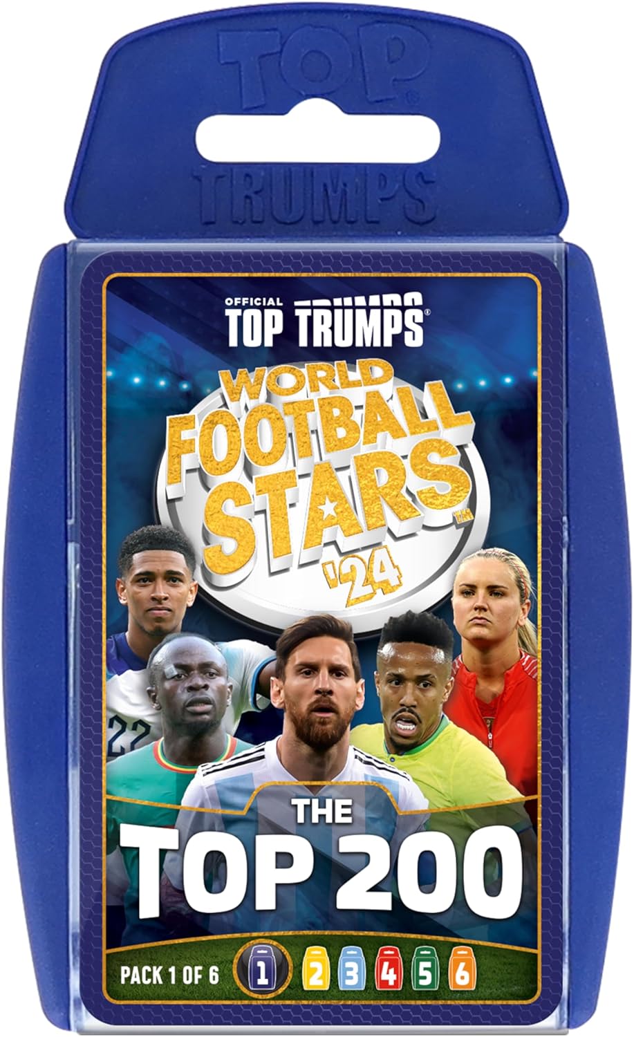 Top Trumps World Football Stars 200 Card Game Pack 1 1