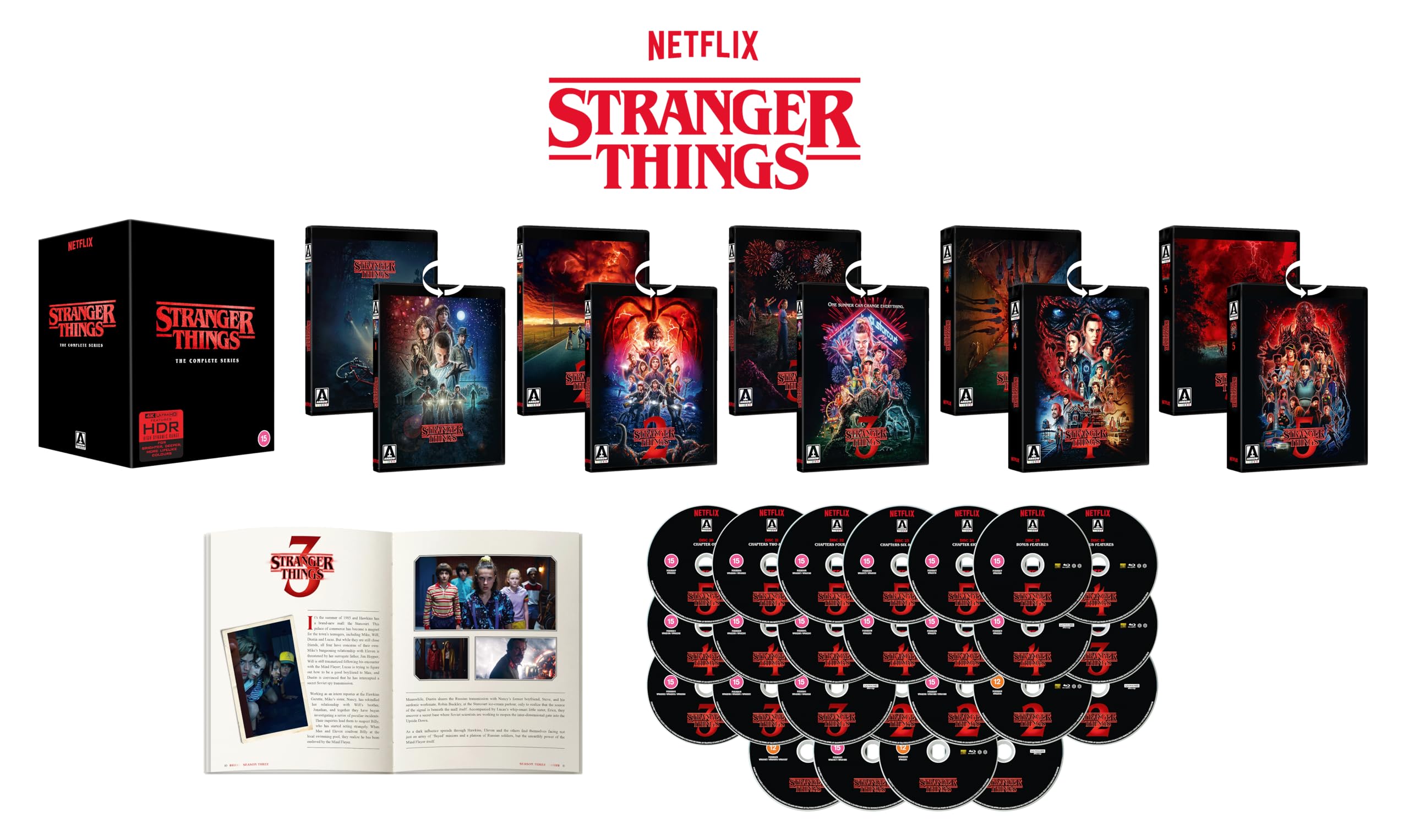 Stranger Things: The Complete Series [4K UHD Blu-ray Box Set]