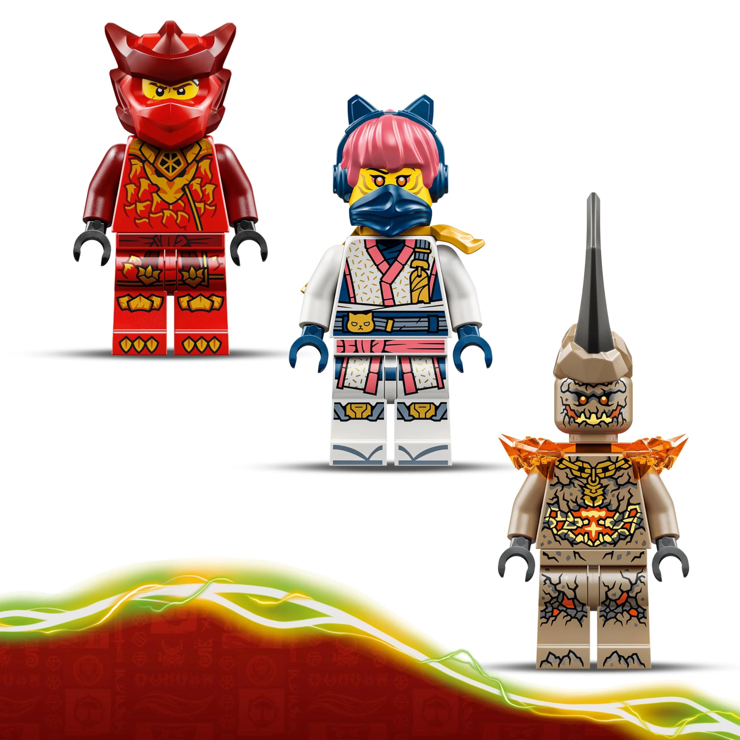LEGO NINJAGO Kai's Dragon Mech Battle Pack 71851 | 3 Minifigures | Ages 6+ 3