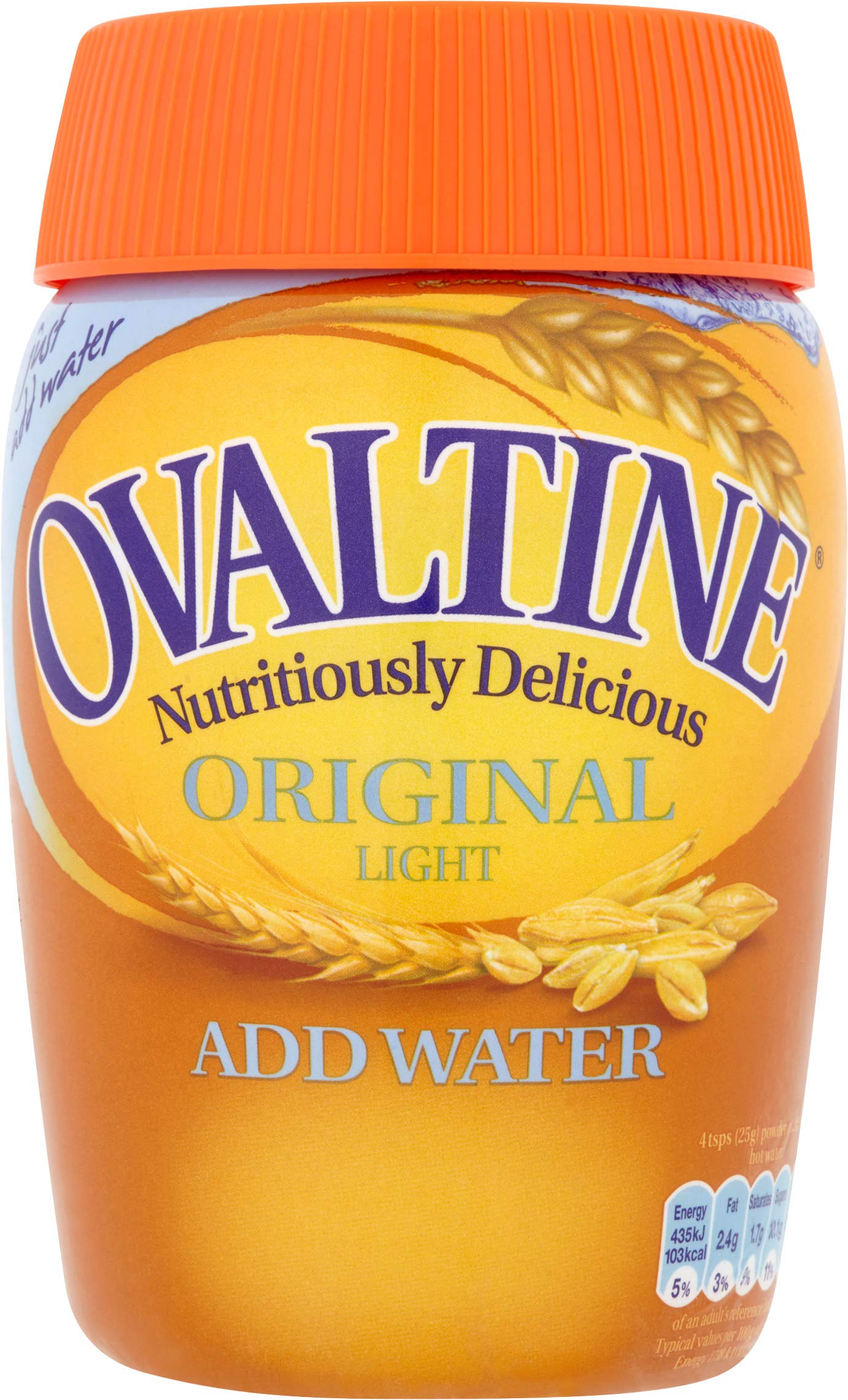 Ovaltine Original Light Malted Drink Powder - Low Fat, Source of Iron & Vitamins