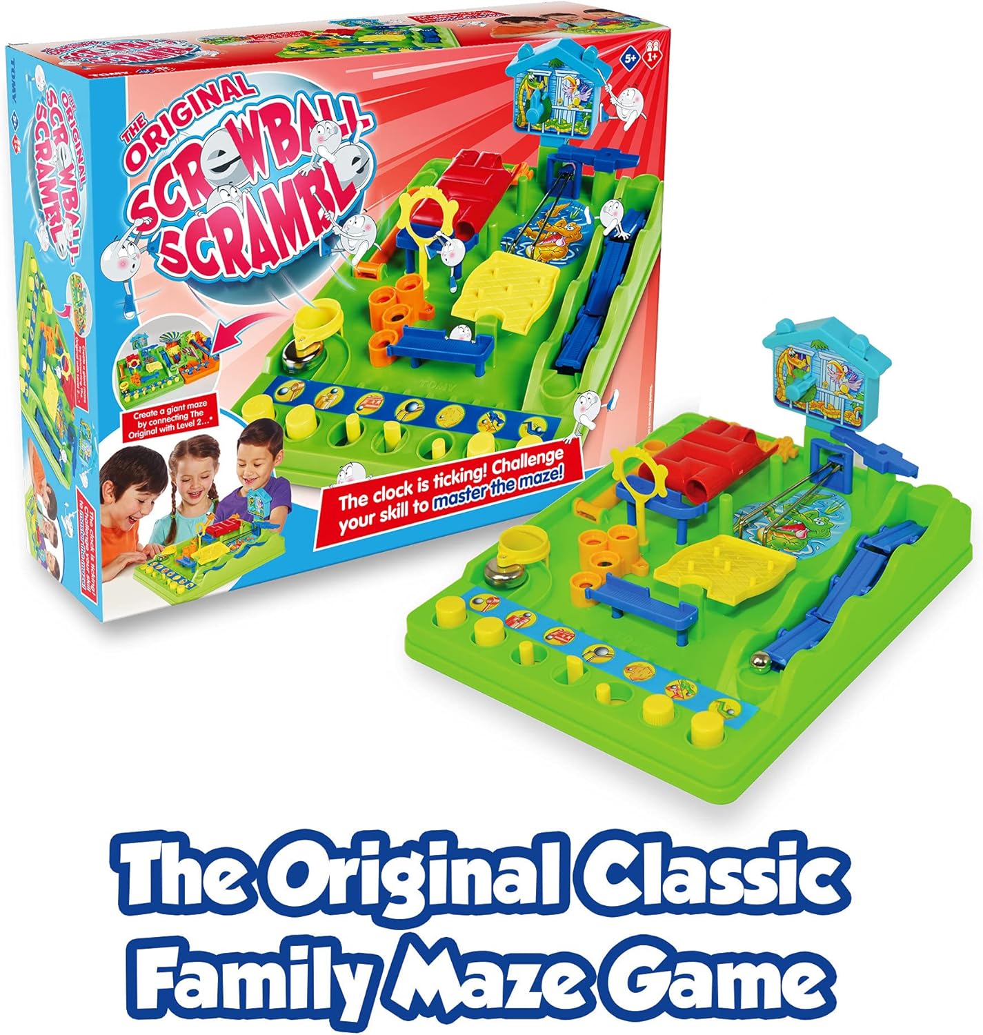 TOMY Screwball Scramble Classic Action Board Game 14