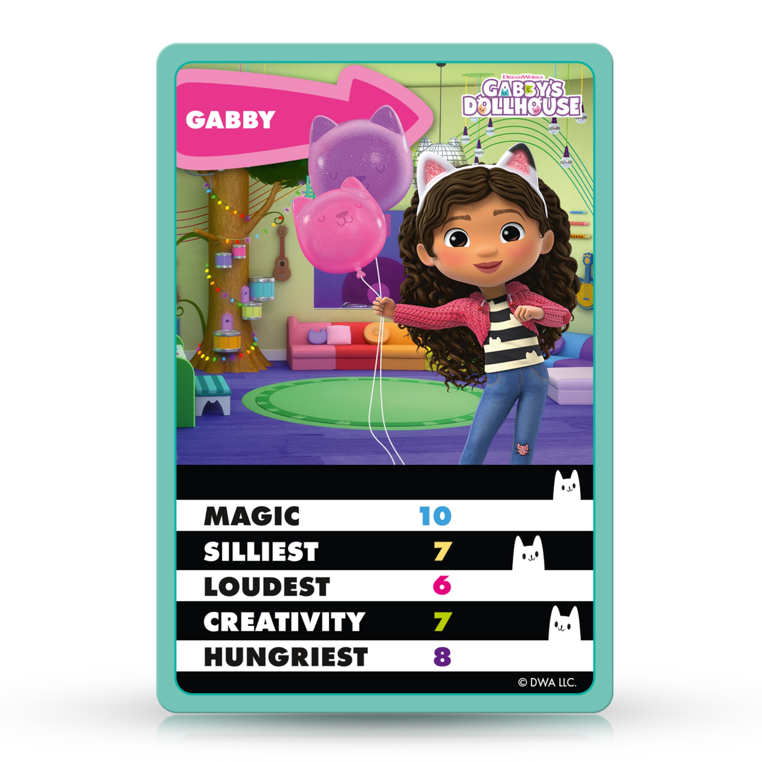 Top Trumps Junior Gabby’s Dollhouse Card Game - 12 Characters | Ages 3+ | Portable