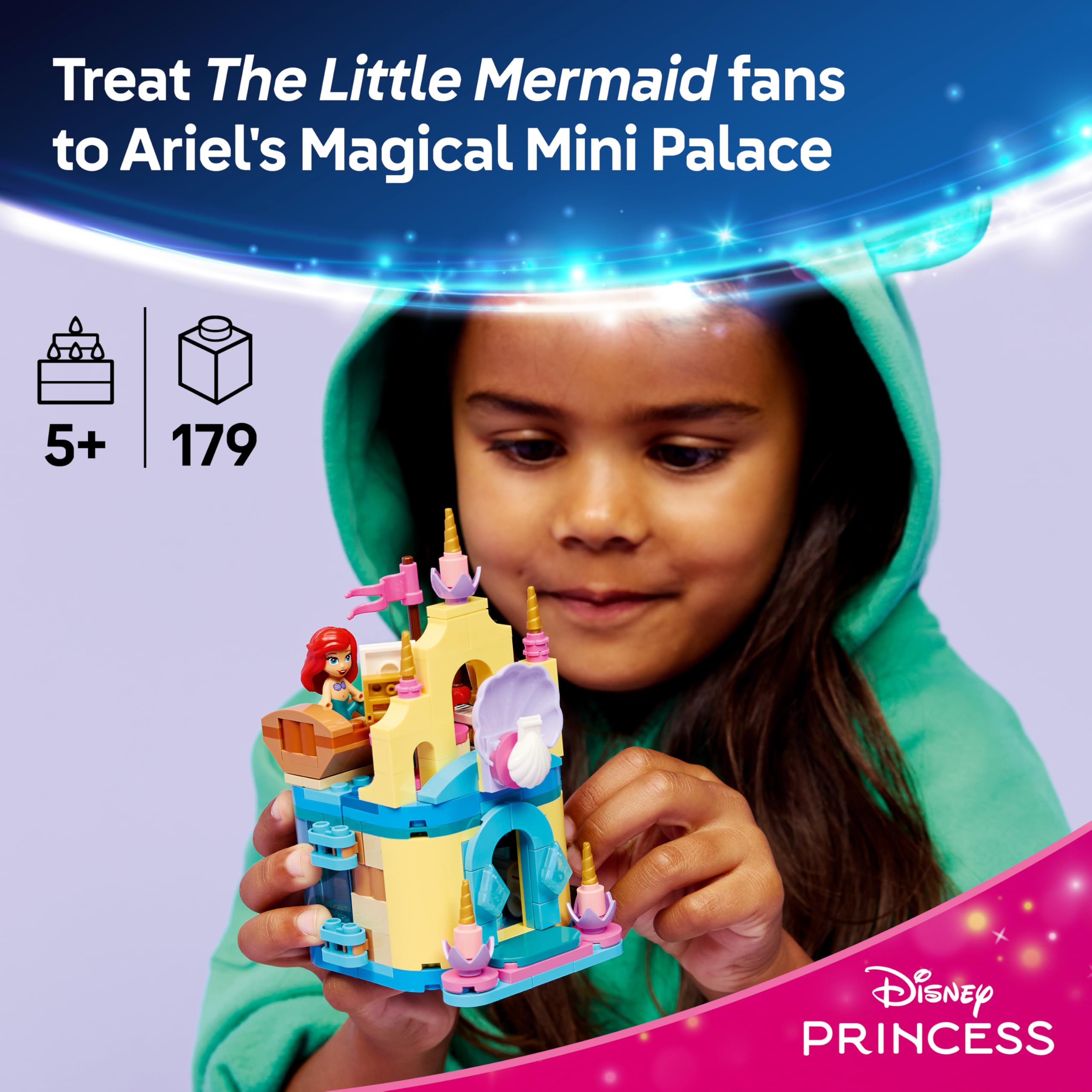 LEGO Disney Princess Ariel's Magical Mini Palace Building Set | Ages 5+ | Model 43285 2