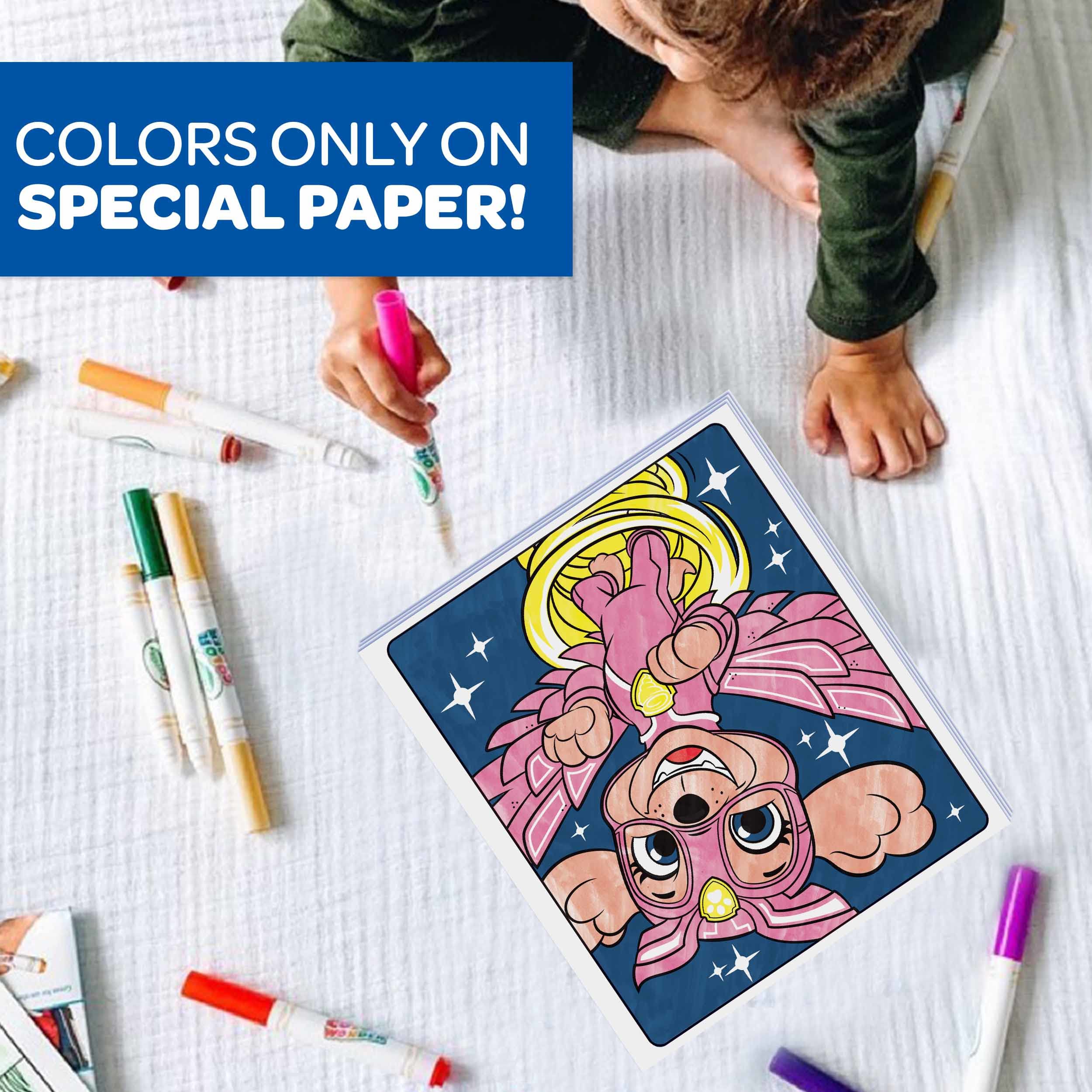 PAW Patrol Mighty Pups Crayola Color Wonder Mess Free Book - Ages 3+ 4