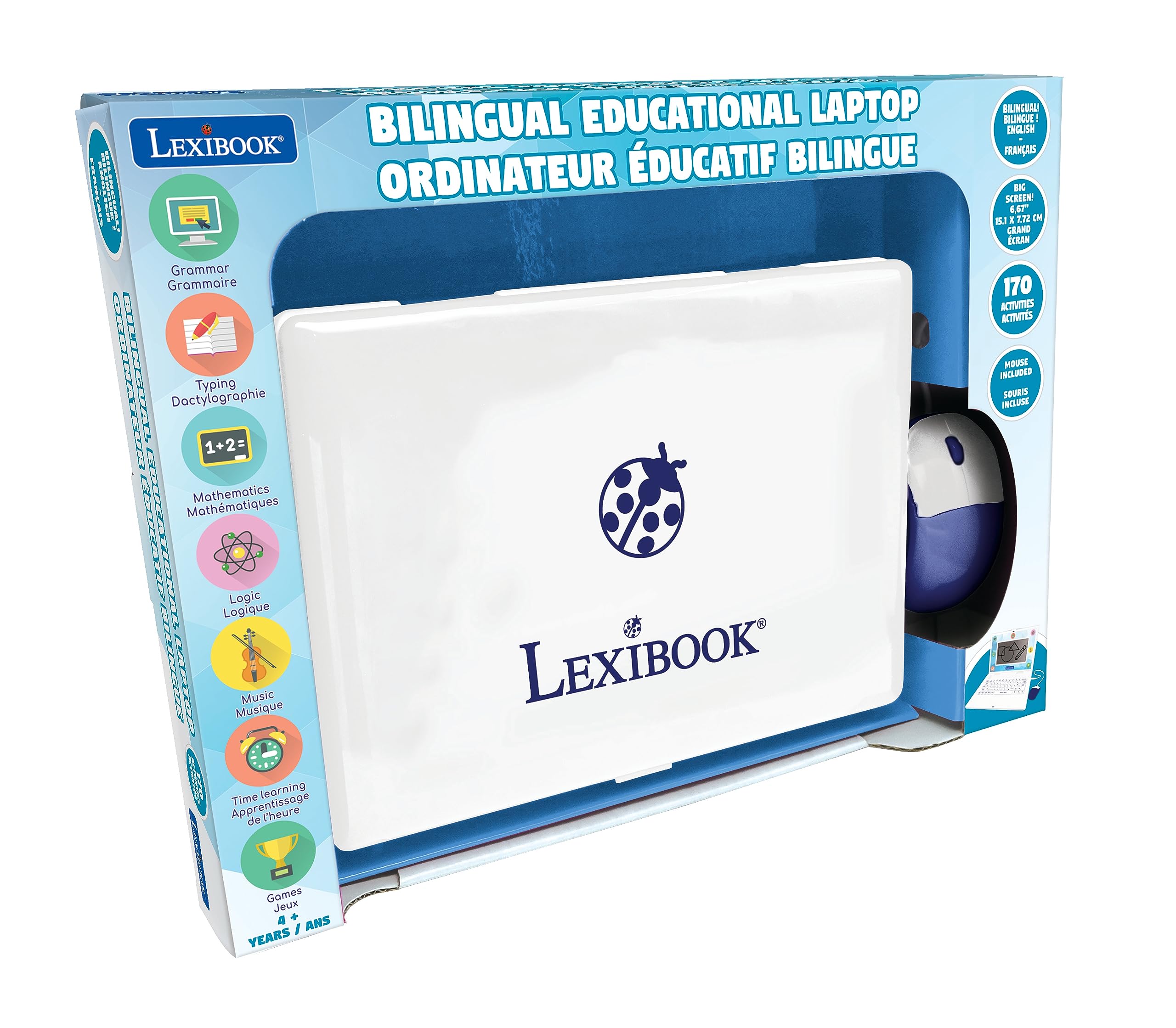 LEXIBOOK Bilingual Educational Laptop - French/English Learning Toy for Children 4