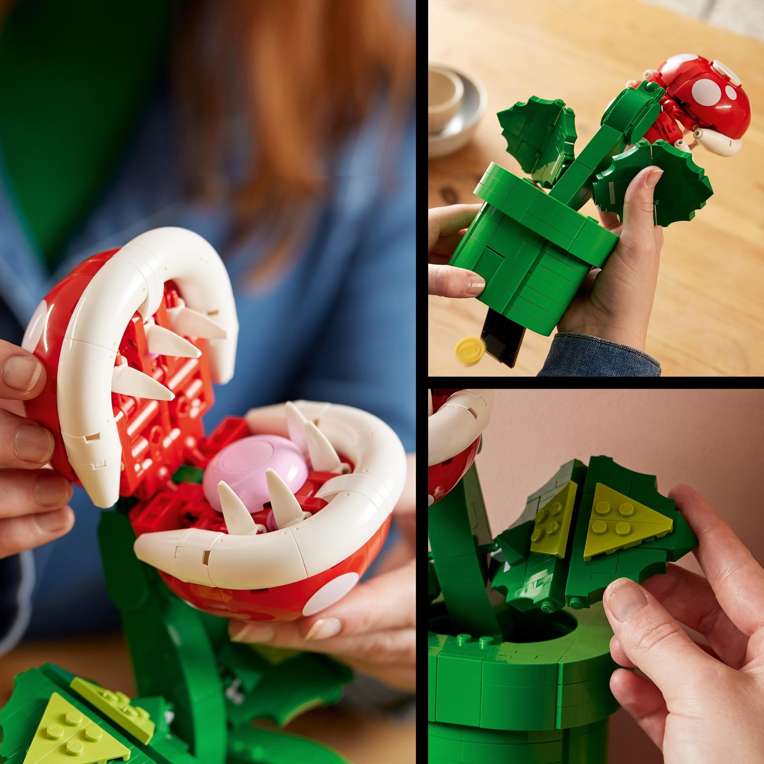 LEGO Super Mario Piranha Plant Building Set 71426 - 540 Pieces | Posable Figure 4