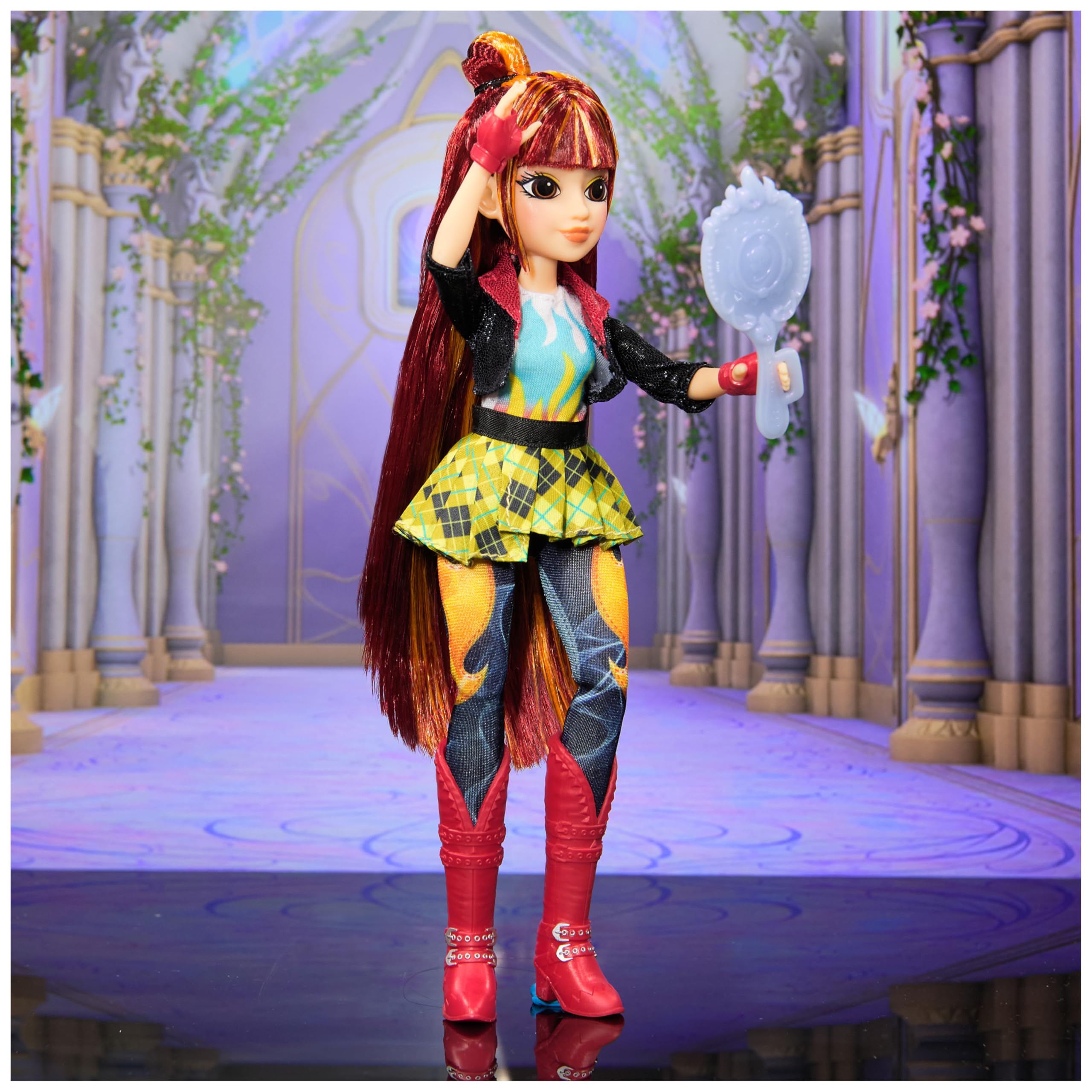 Unicorn Academy Valentina Doll - 24 cm Fashion Doll with Mirror & 5 Outfits 4