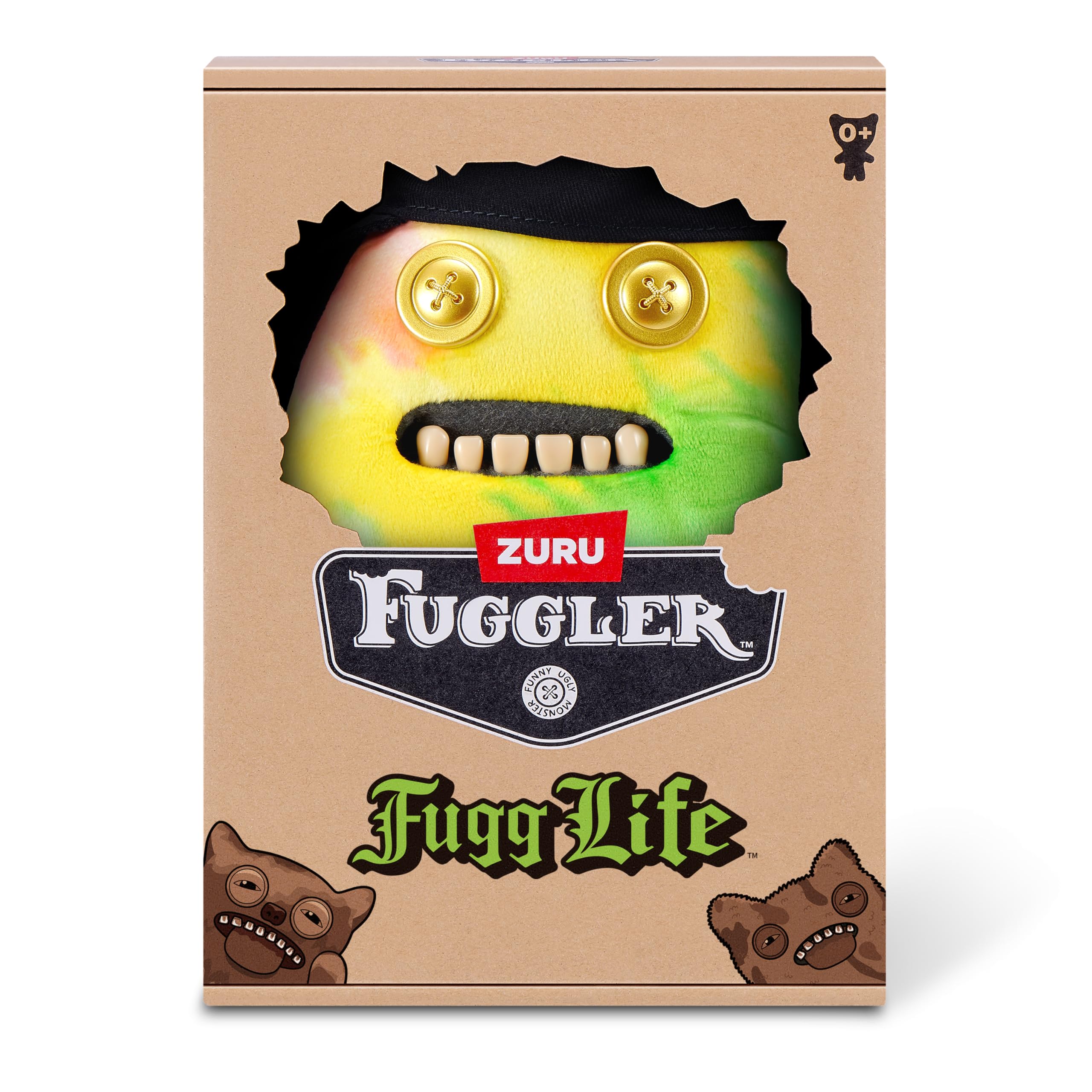 Fuggler Fugg Life Sir Splodge A Lot 9-Inch Plush Toy by ZURU | Human-like Teeth 7
