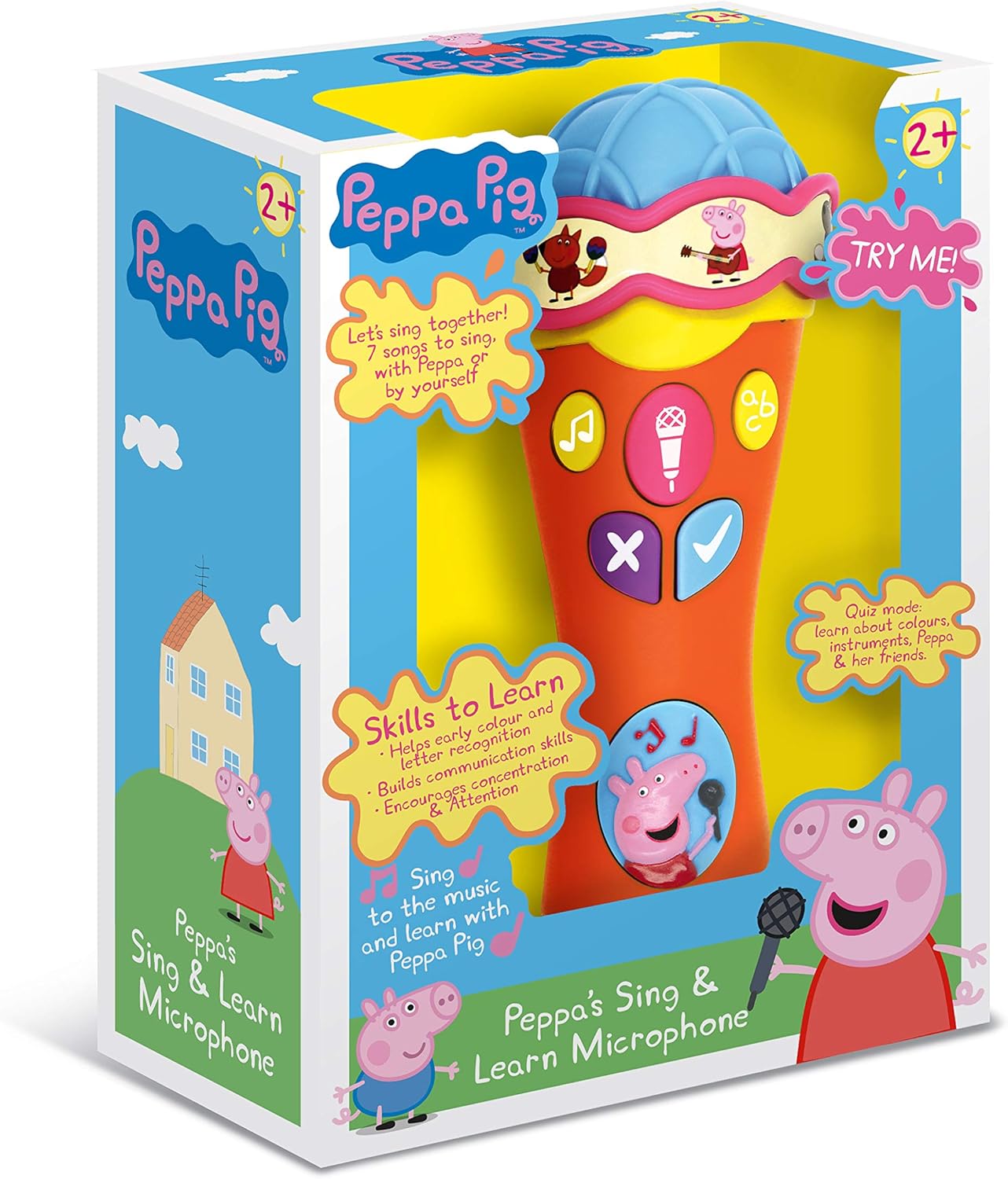 Peppa Pig Singalong & Learn Microphone - Interactive Musical Toy for Toddlers 2-5 Years 5