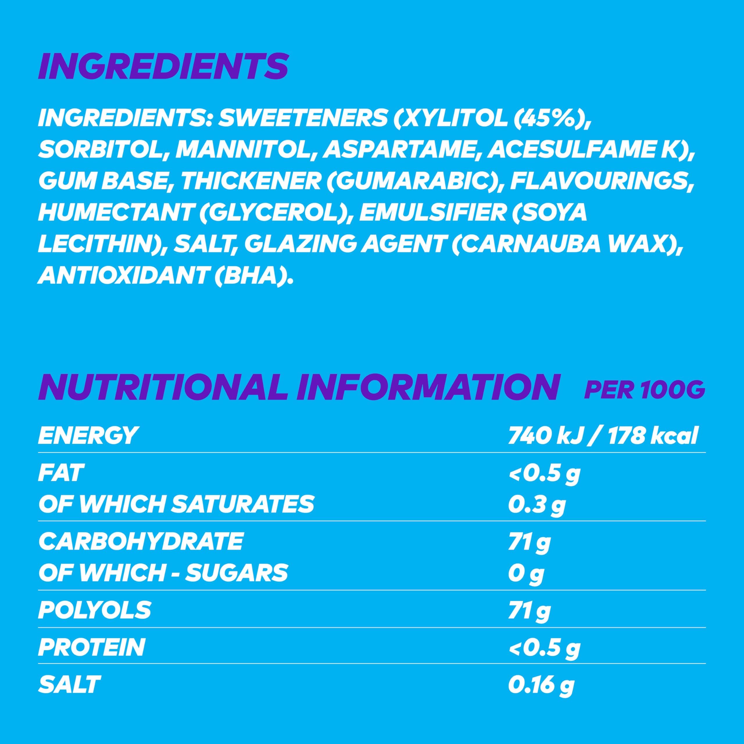Wrigley's Extra Plus Hydro Spearmint Sugar Free Chewing Gum - Bulk Case 16 Packs (112 Pieces)