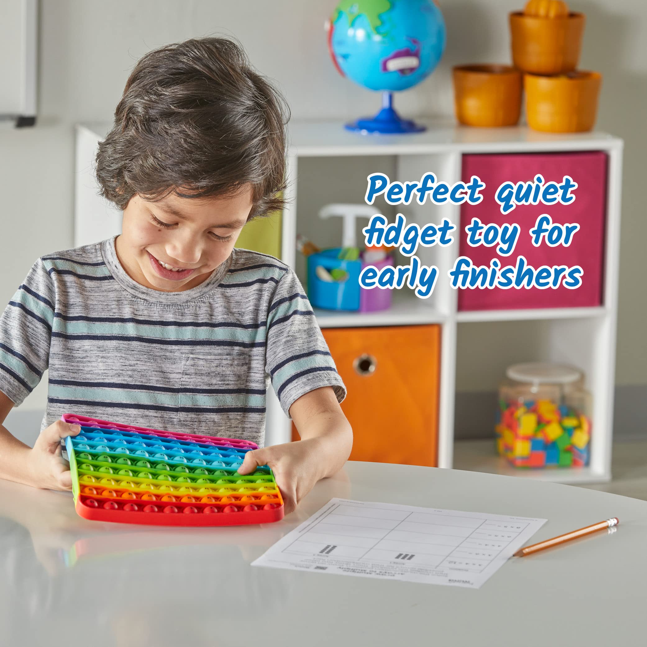 Learning Resources Hundred Board Sensory Bubble Popper - Educational Math Toy for Kids 3+ 4