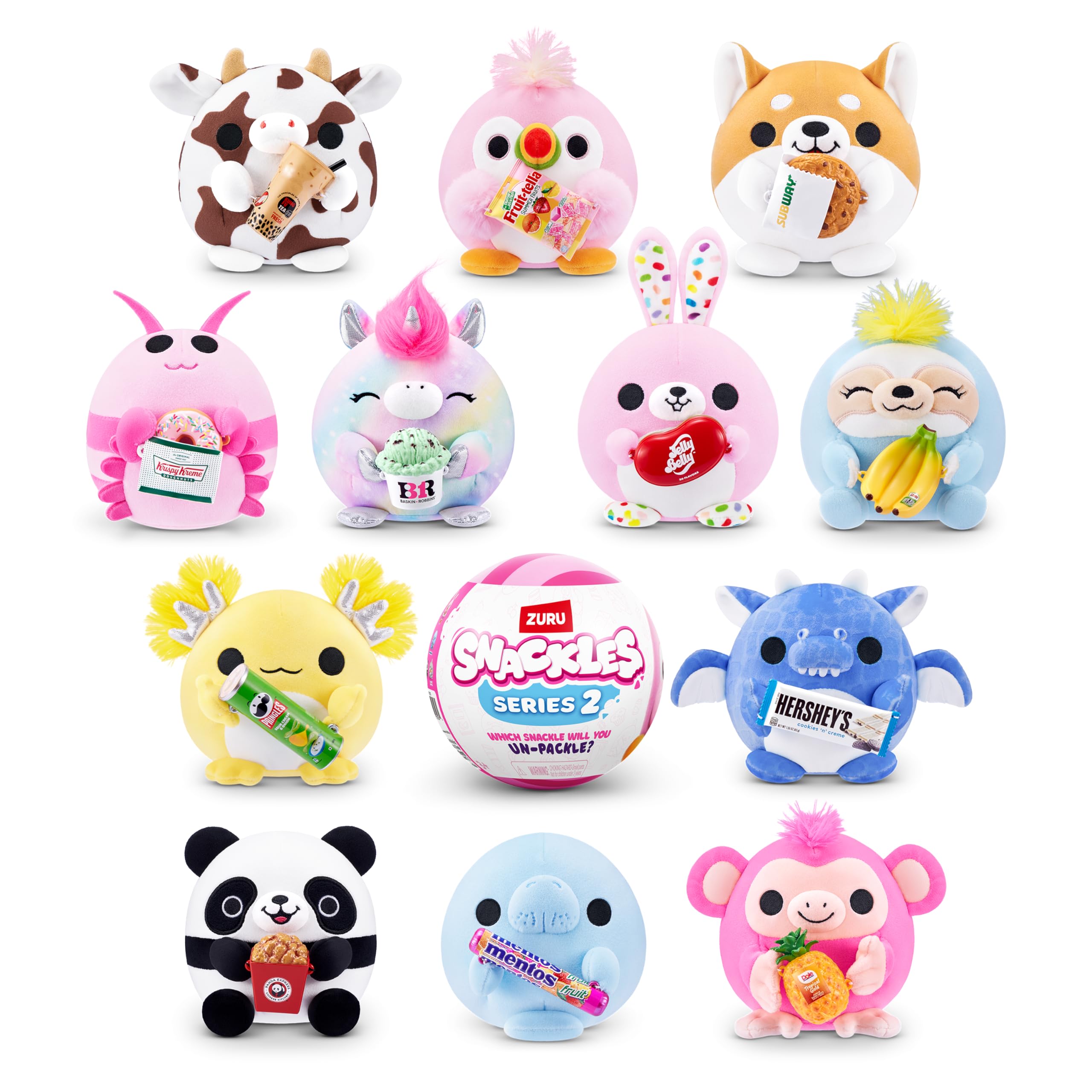 Snackles Series 2 Wave 2 - Snack Swap 12 cm Collectible Plush Doll 4