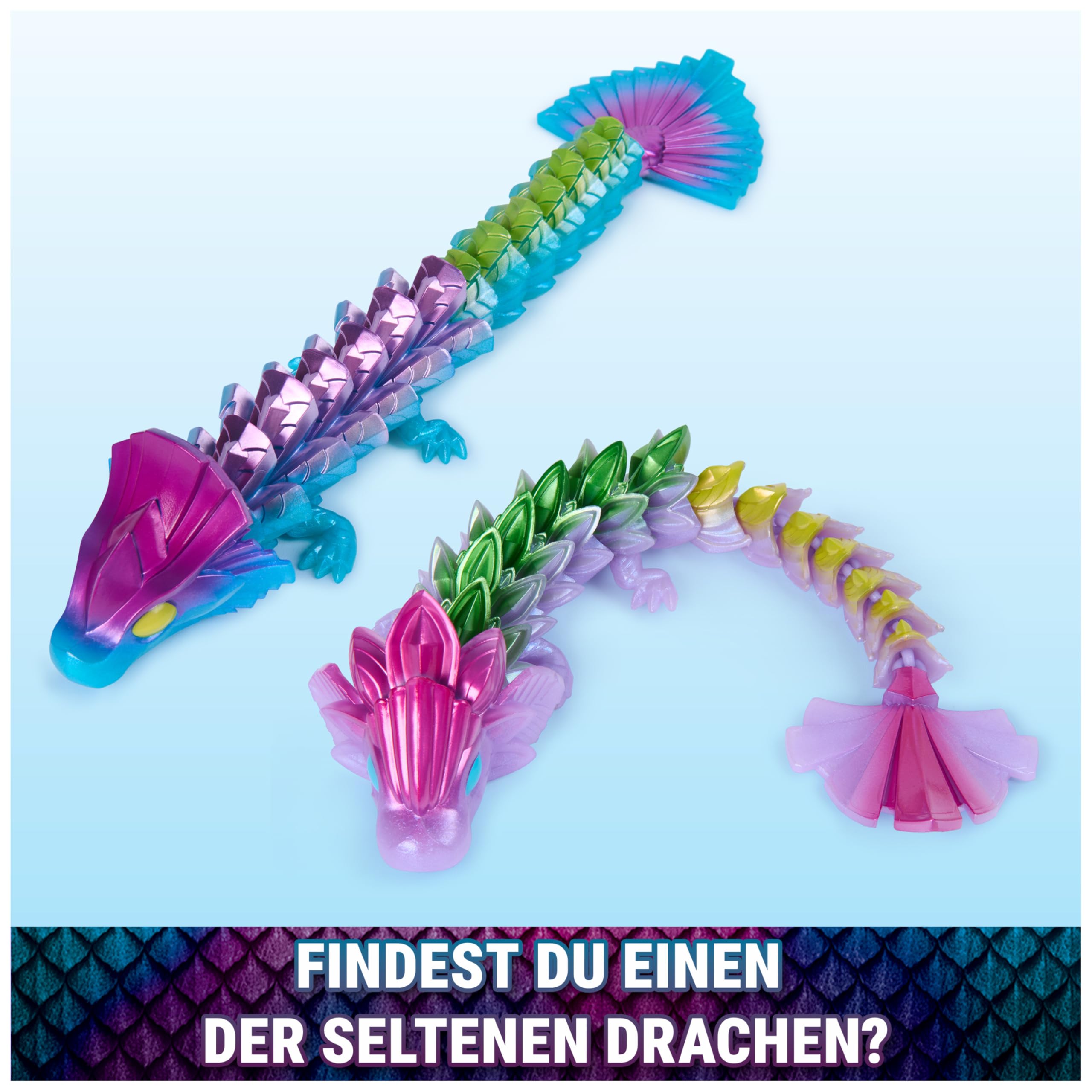 CrystaLynx Collectible Articulated Dragon Toy Figure - 22.8 cm | Mix & Match Joints 8