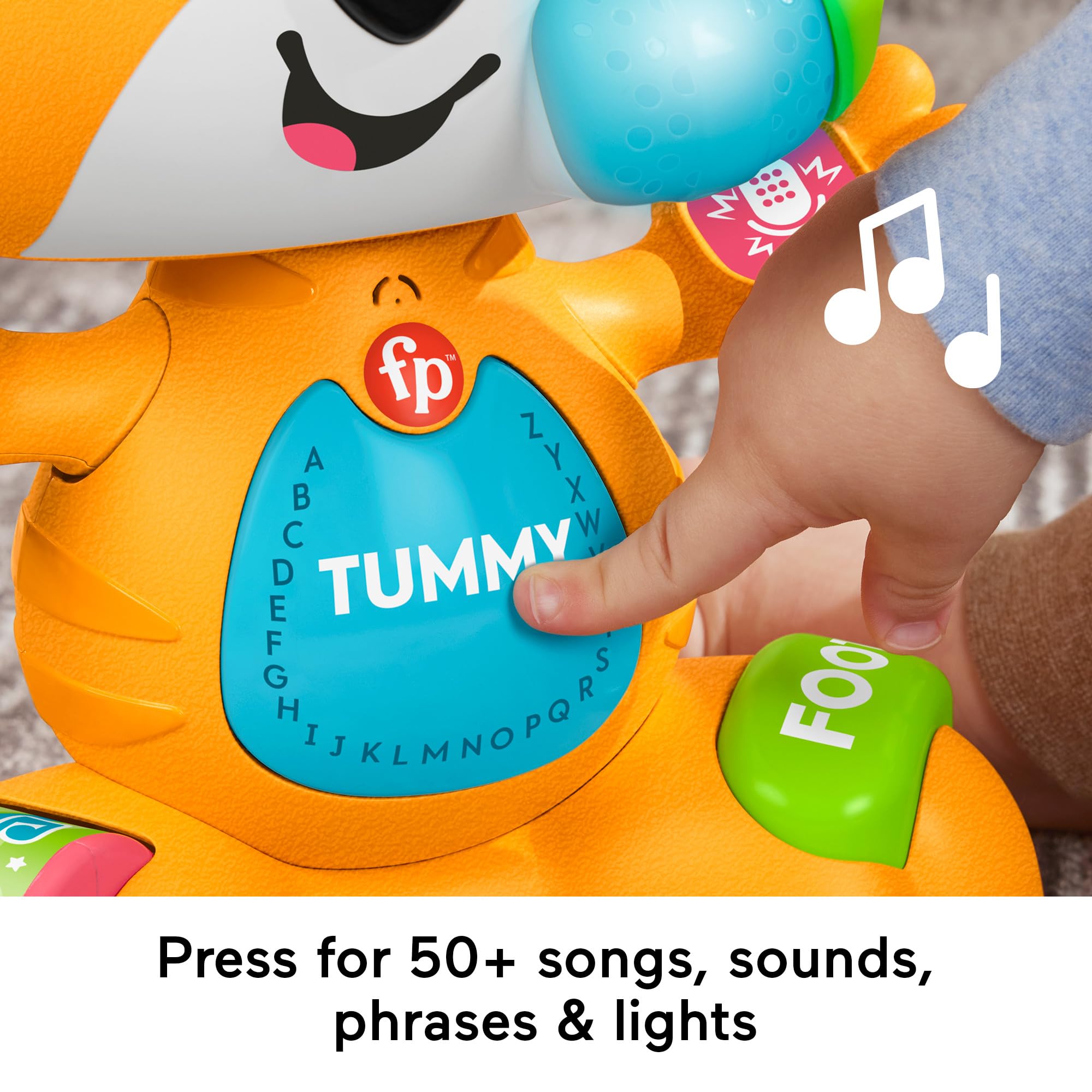 Fisher-Price Link Squad Bop & Groove Tiger - Music, Lights & Learning Toy for 9+ Months 4