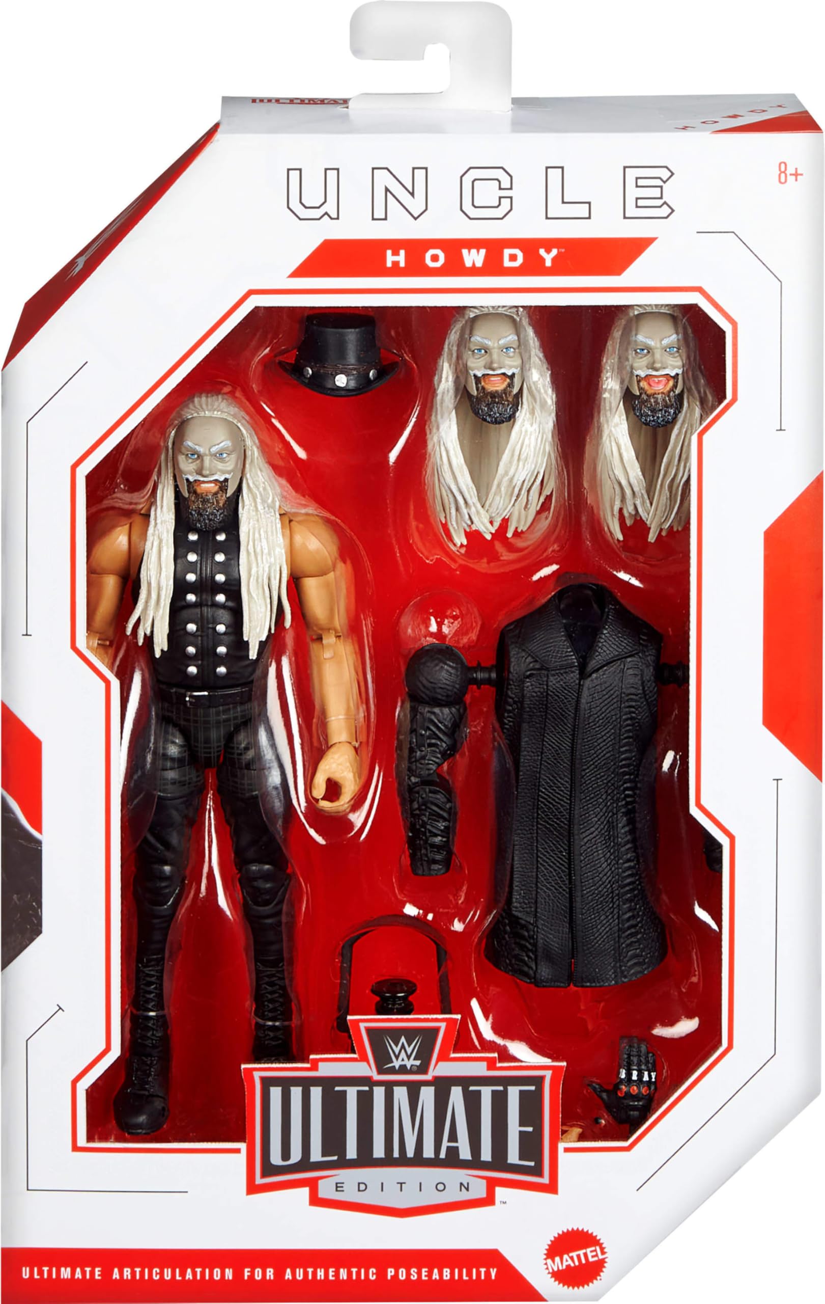 Mattel WWE Ultimate Edition Uncle Howdy Action Figure with Accessories | 6-Inch Scale | JHV86 6