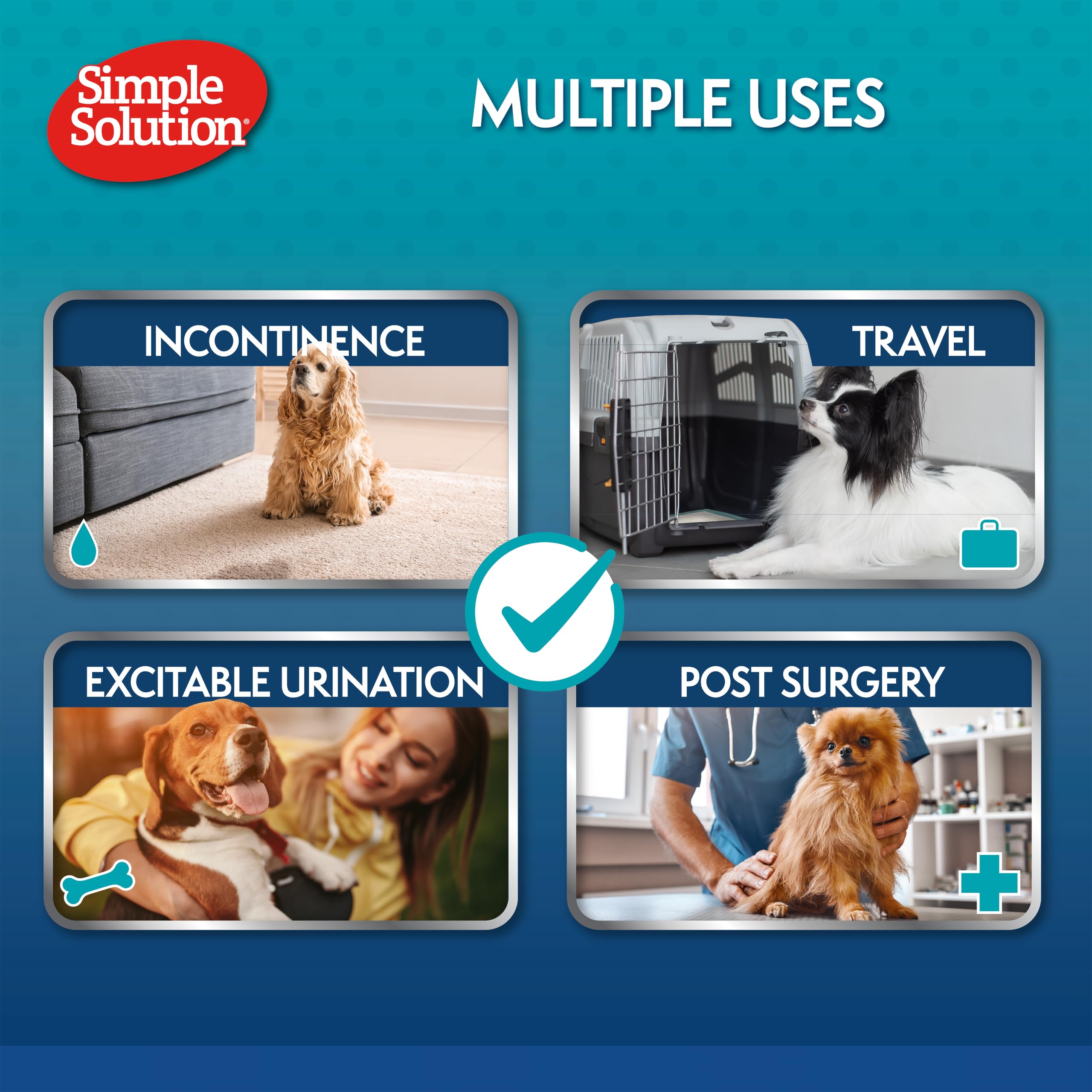 Simple Solution Disposable Male Dog Diapers - Large (22-34kg) | 12 Count 8
