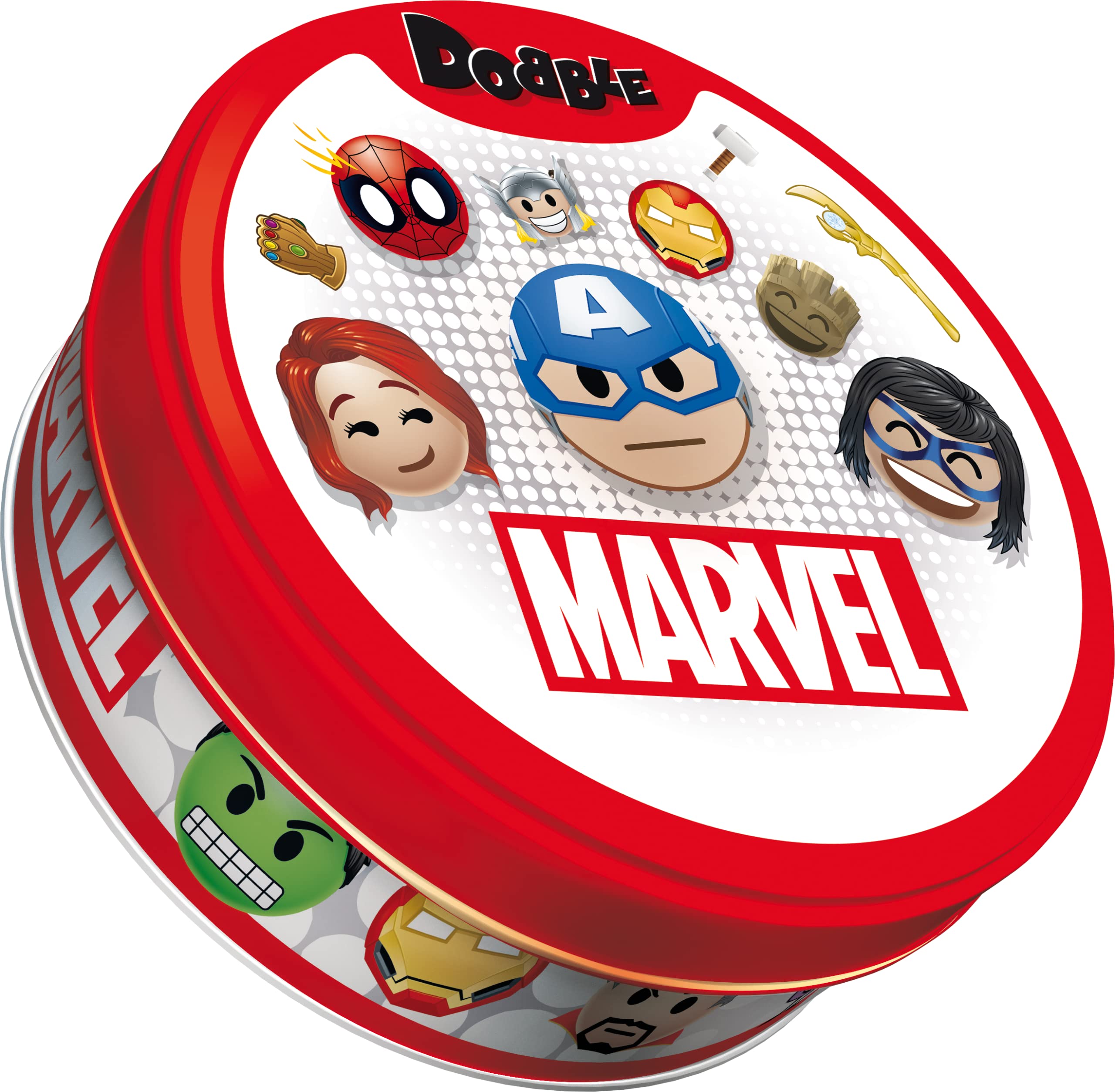 Asmodee Dobble Marvel Emoji Matching Card Game | Ages 6+ | 2-8 Players | 15 Min Playtime 4