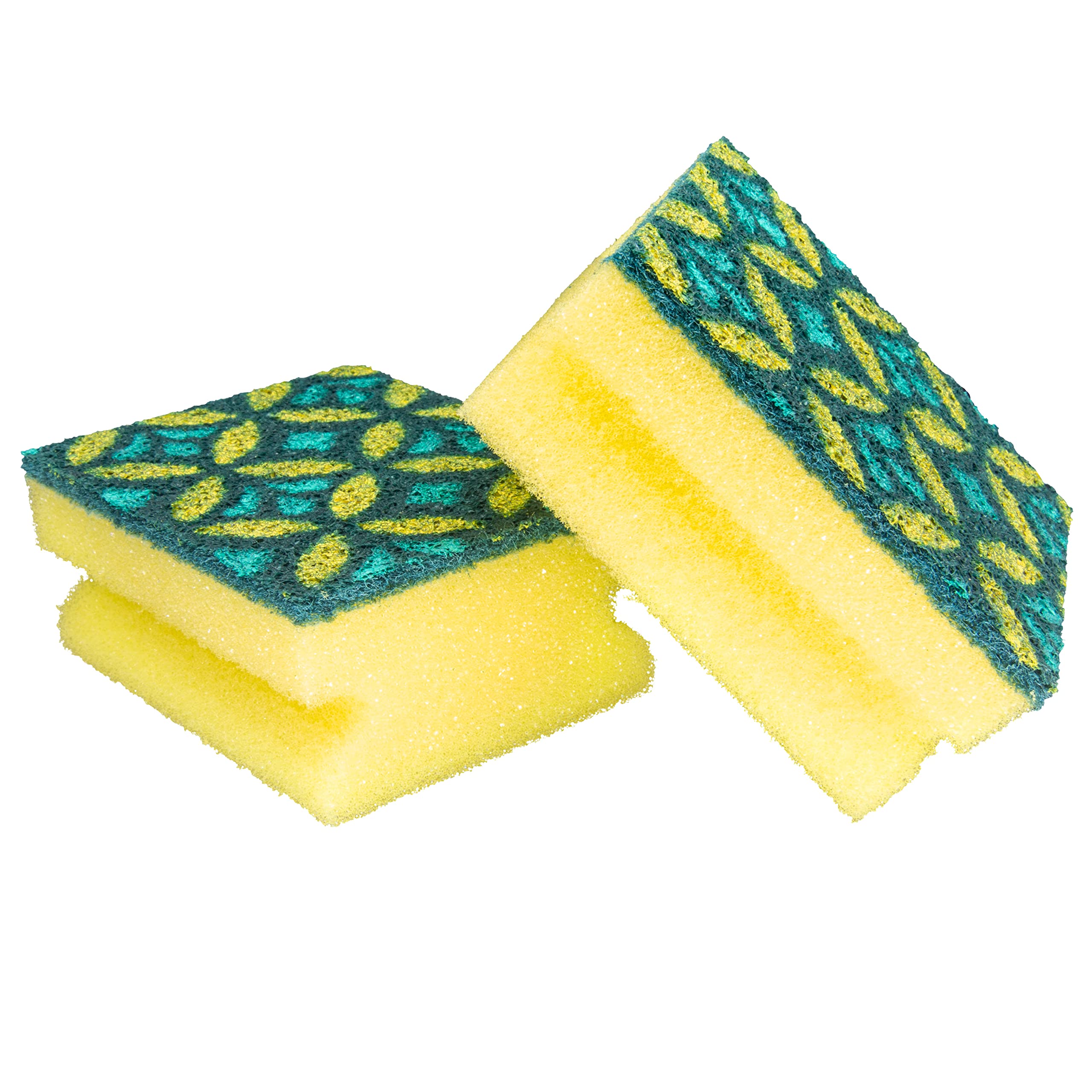 Spontex Washups Mosaik Sponge Scourers - 5x More Resistant to Wear | Pack of 2 4