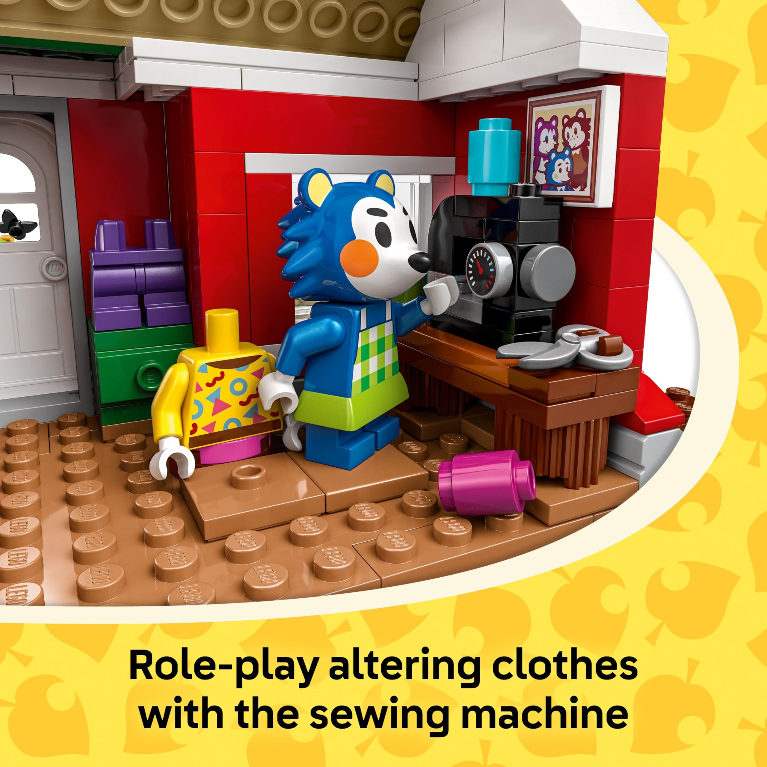 LEGO Animal Crossing Able Sisters Clothing Shop Playset 77055 | Ages 6+ | Includes Mabel & Sasha Minifigures 7