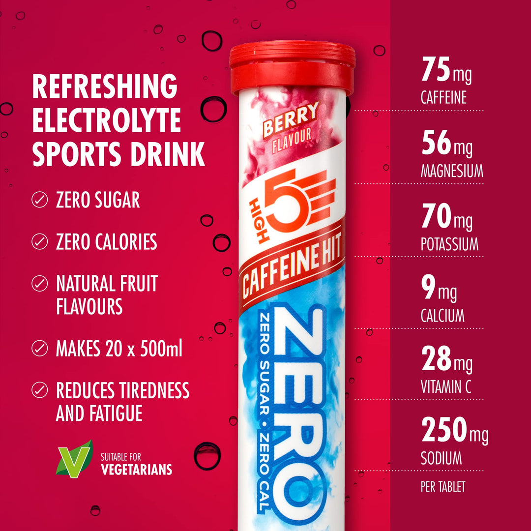 HIGH5 ZERO Electrolyte Tablets | Hydration Tablets Enhanced with Vitamin C (106993018099EU2)