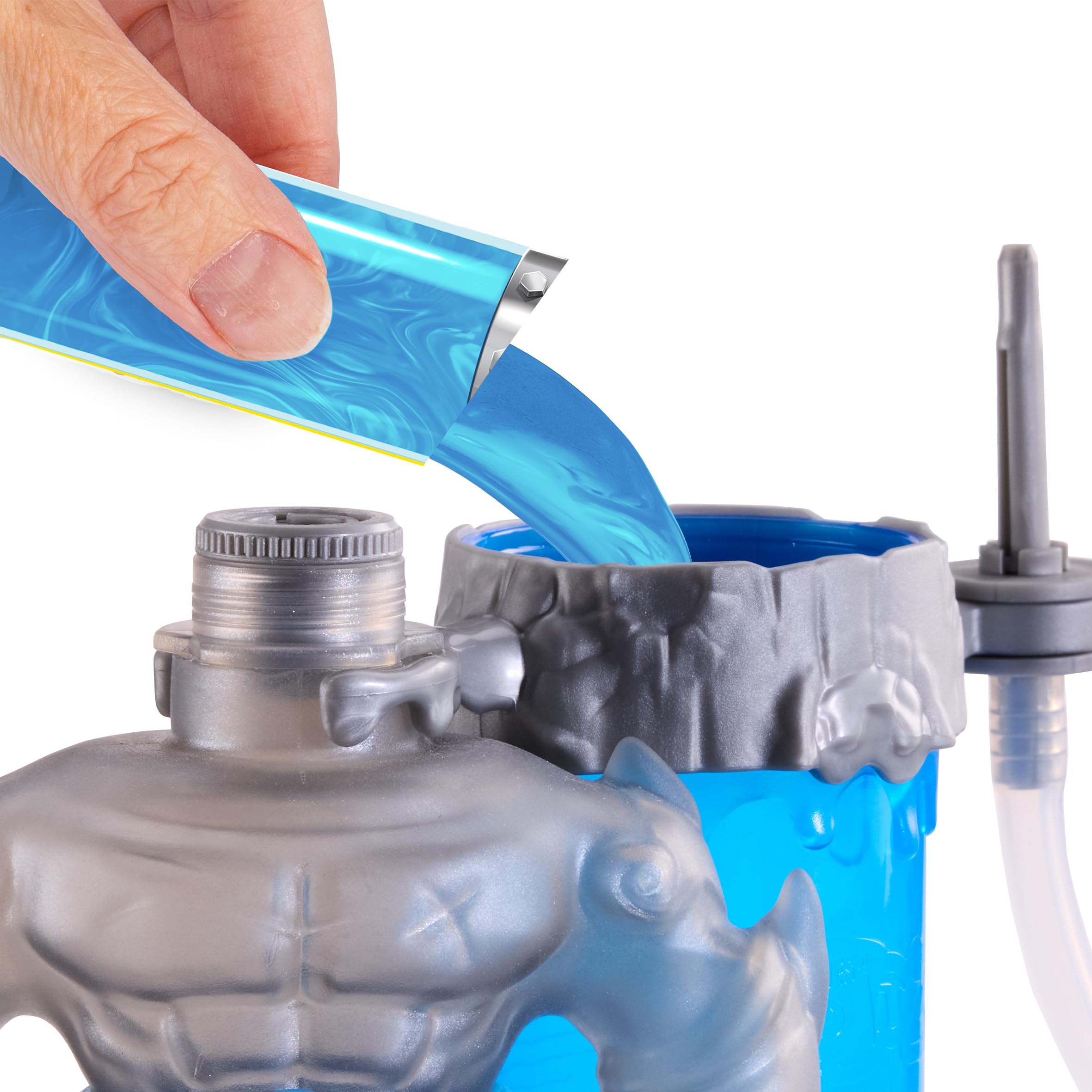 Heroes of Goo Jit Zu Hero Creator Thrash - Create & Stretch Action Figure with 3 Goo Fillings 5