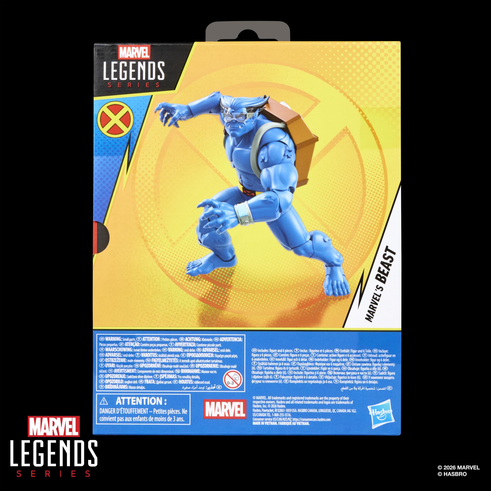 Marvel Legends Series Marvel's Beast X-Men '97 Collectible 15 cm Scale Action Figure | Ages 4+ | Plastic 12