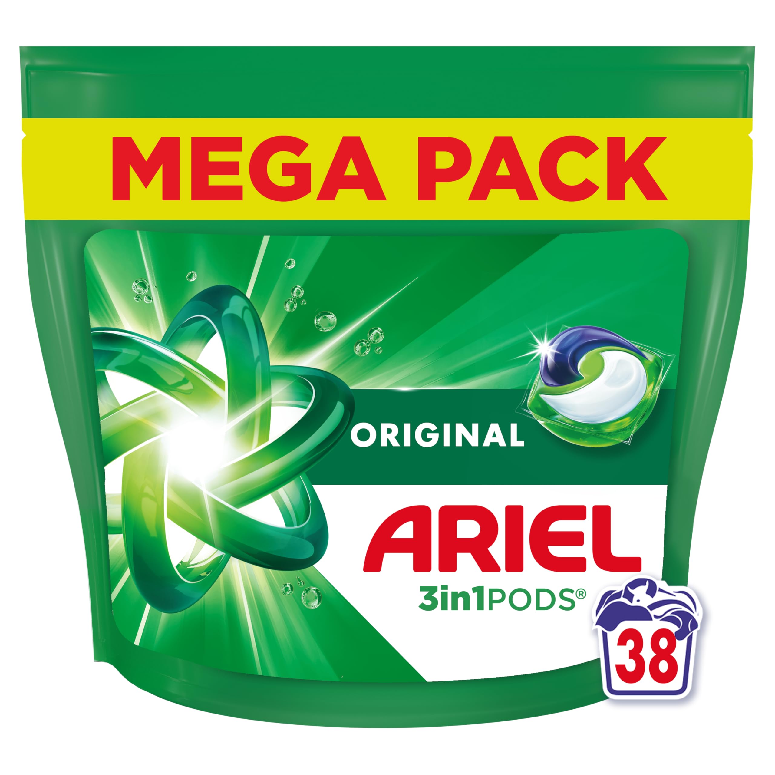 Ariel - All-in-1 PODS Washing Liquid Capsules 38 Washes
