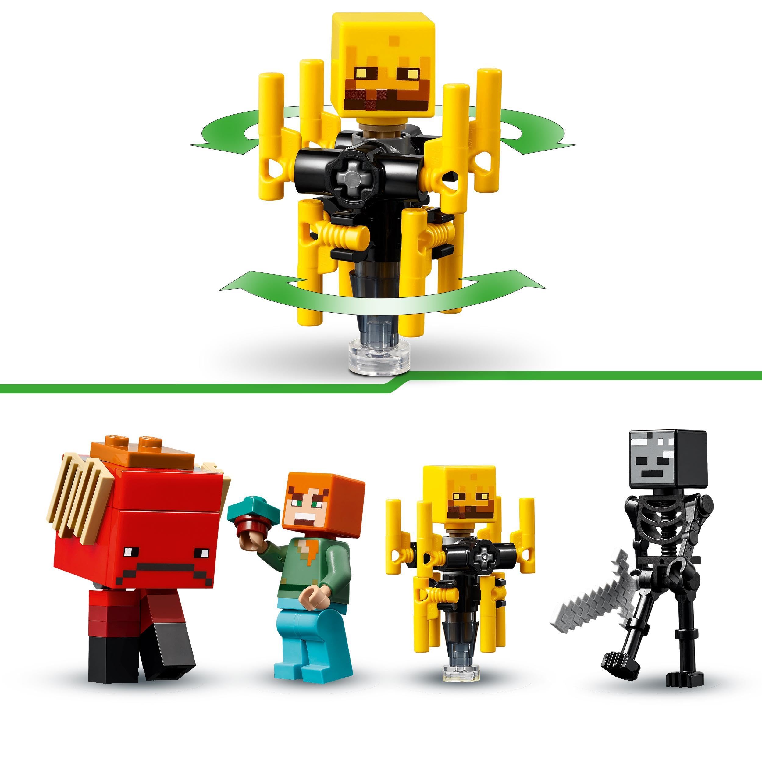 LEGO Minecraft The Nether Lava Battle Building Set - 99-Piece Playset with Alex Figure, Ages 6+ 5