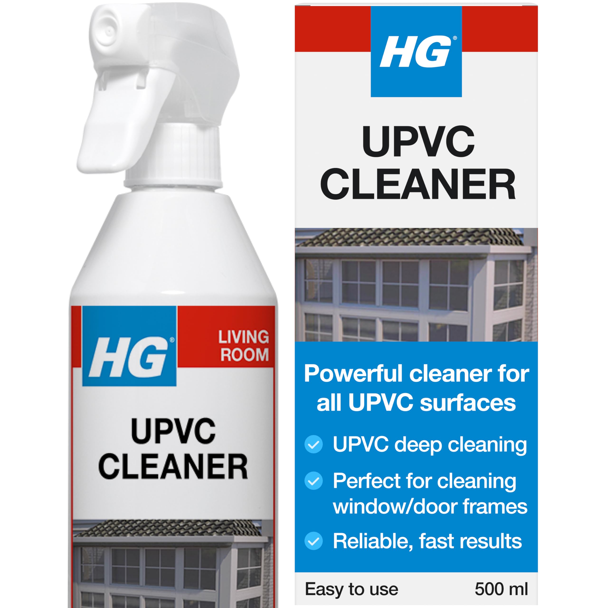 HG UPVC Powerful Cleaner - Quick & Easy for Doors & Window Frames | 500 ml Liquid 1