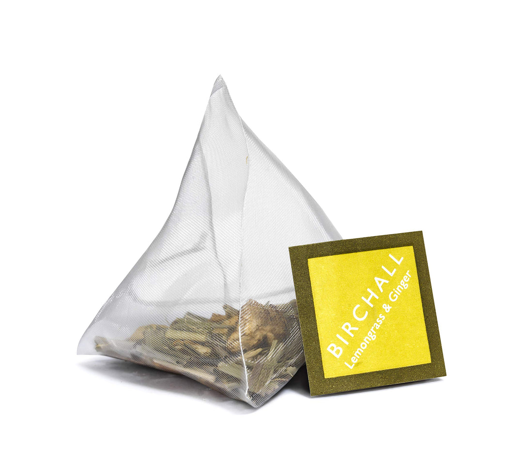 Birchall Lemongrass & Ginger Herbal Tea Gift Set - Caffeine Free Tea Bags