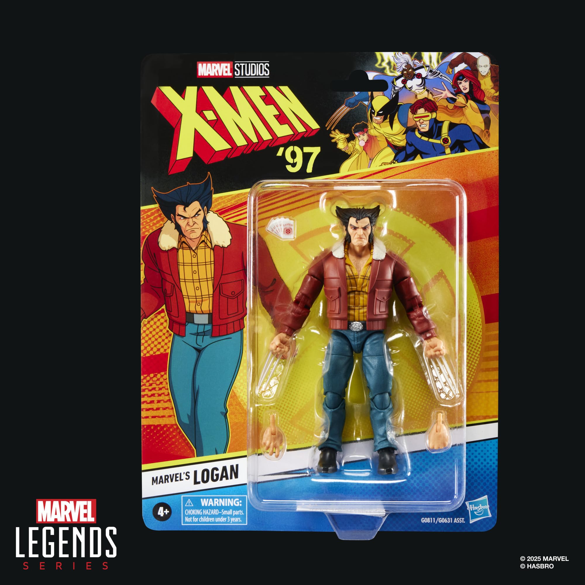 Marvel Legends Series Logan Action Figure - 6-Inch X-Men '97 Collectible with Articulation & Accessories 9